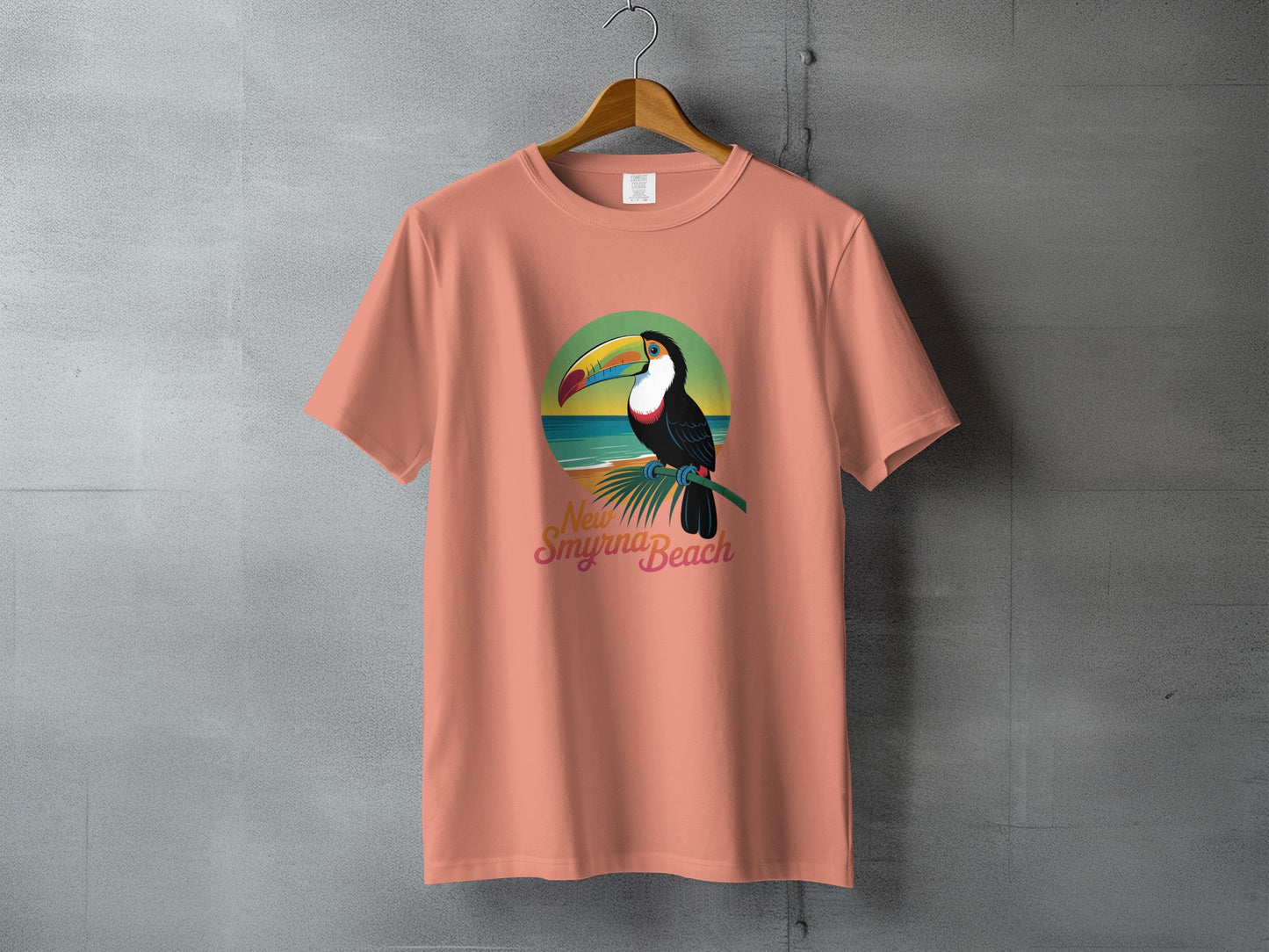 New Smyrna Beach Toucan Graphic T-shirt product