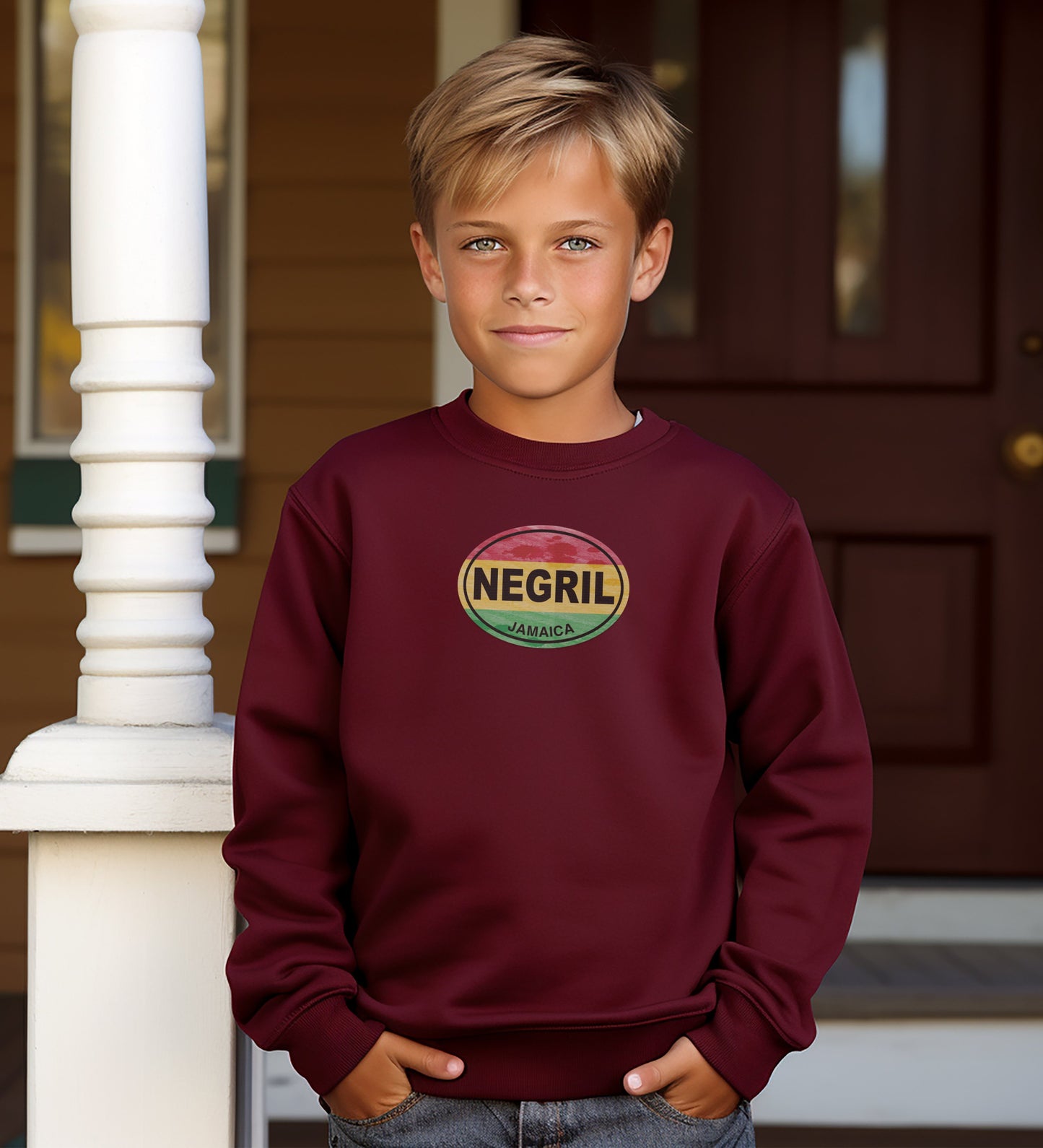 Negril Jamaica Sweatshirt Youth Apparel product type