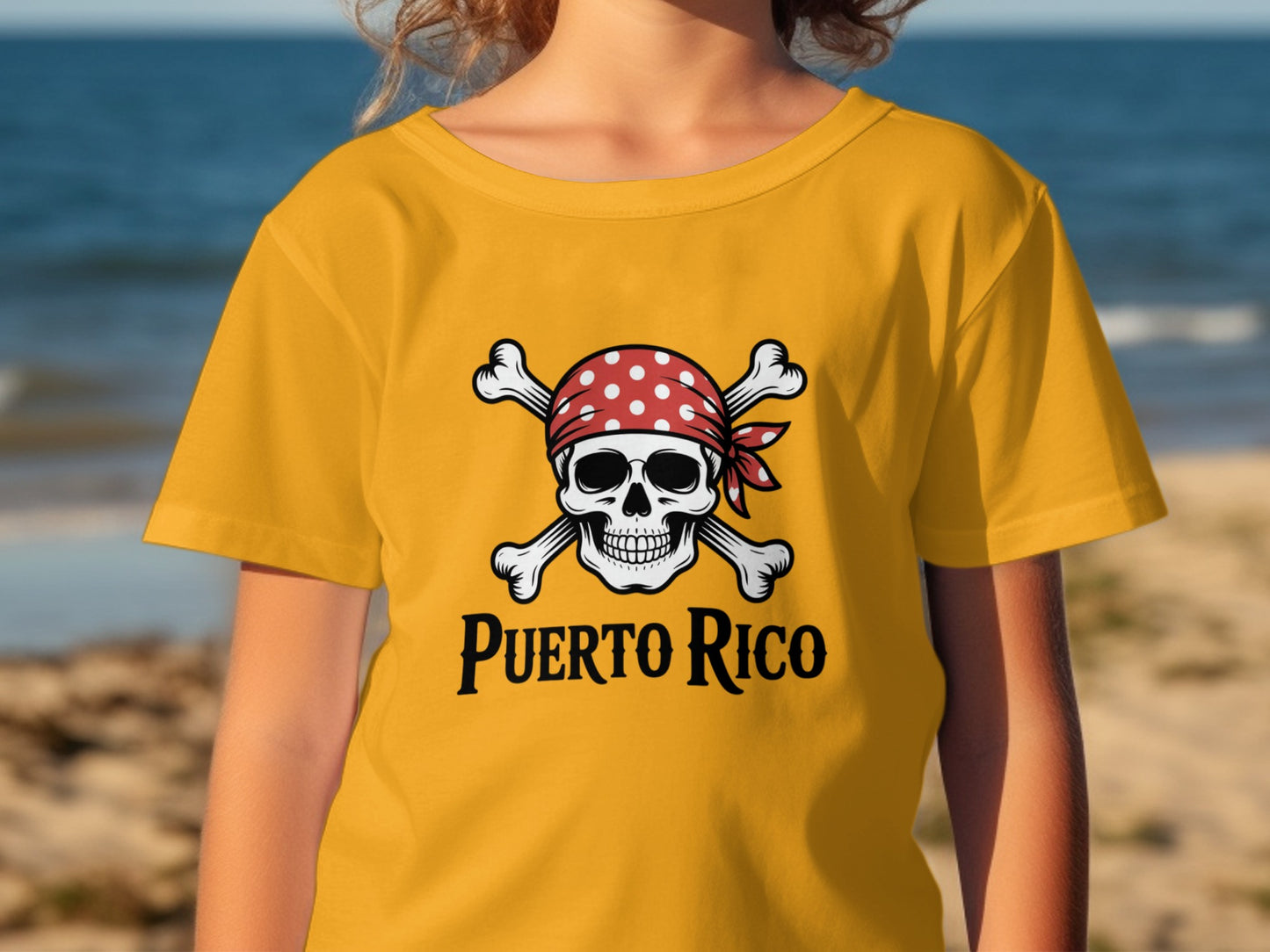 Pirate Skull Puerto Rico Graphic Tee product type