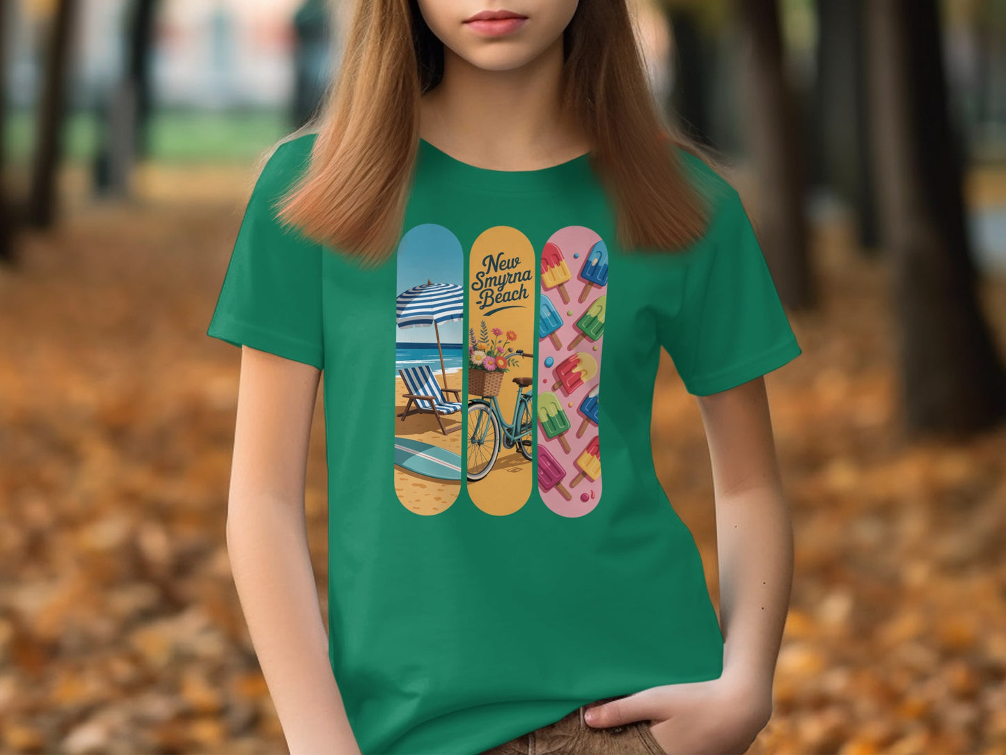 New Smyrna Beach Vibrant Design Graphic T-Shirt