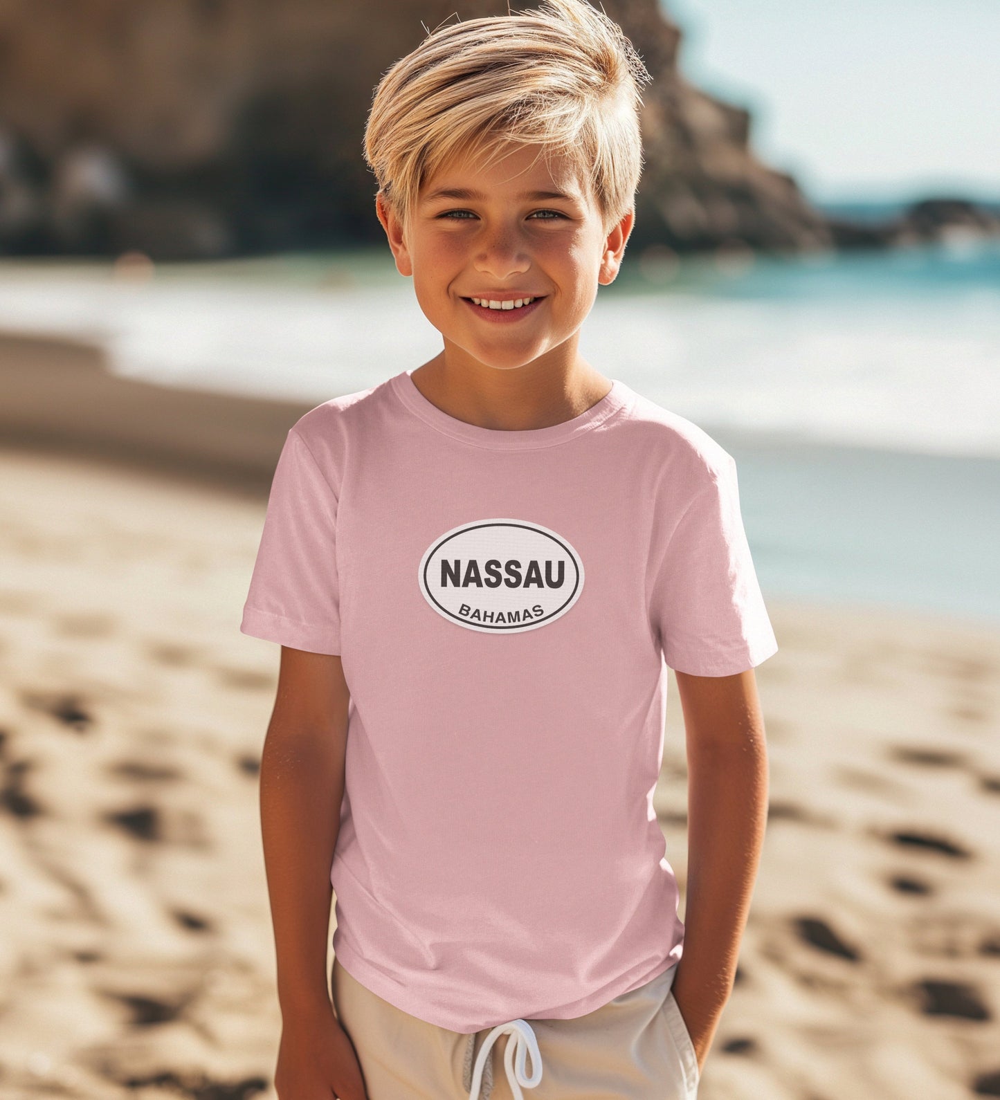 Nassau Bahamas Beach Destination Graphic product type