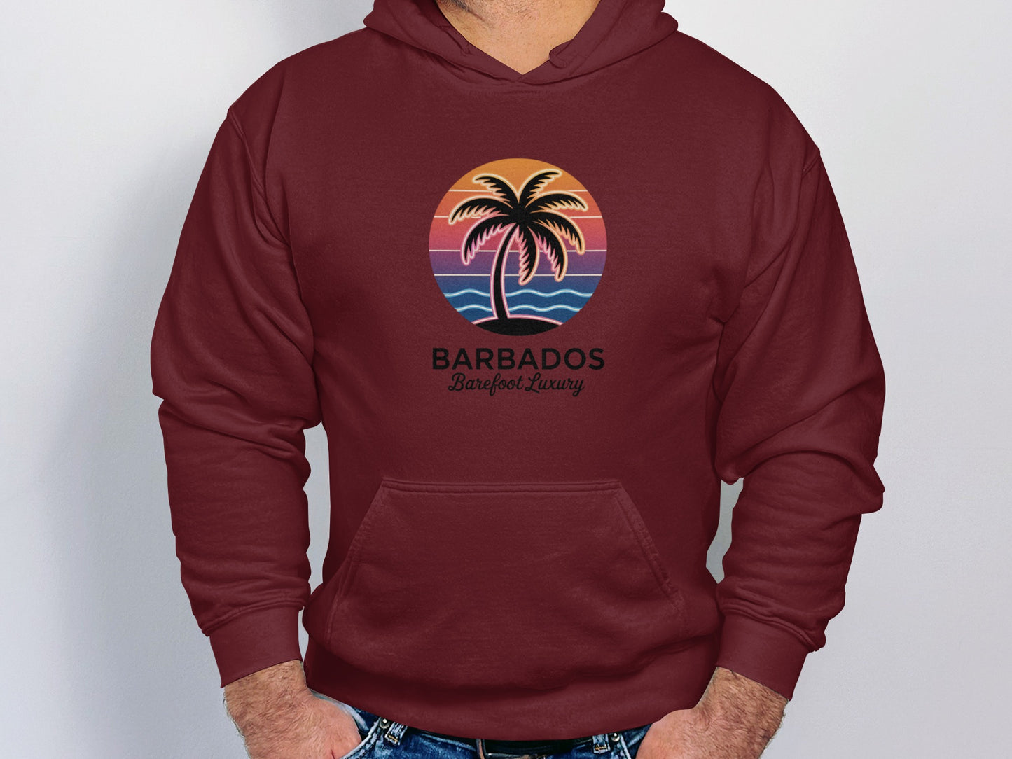 Barbados Barefoot Luxury Maroon Hoodie product