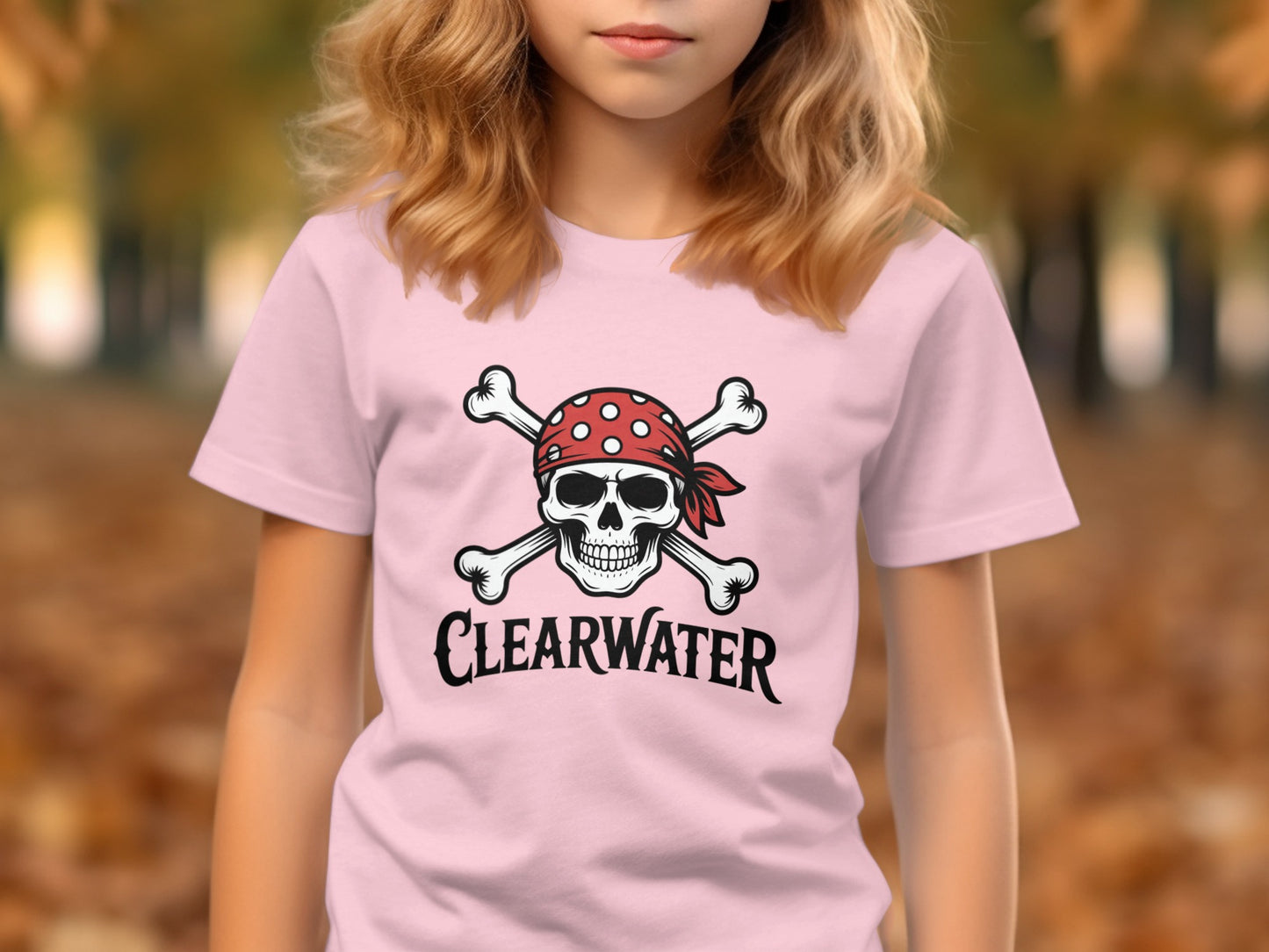 Pirate Skull with ClearWater Graphic Tee product