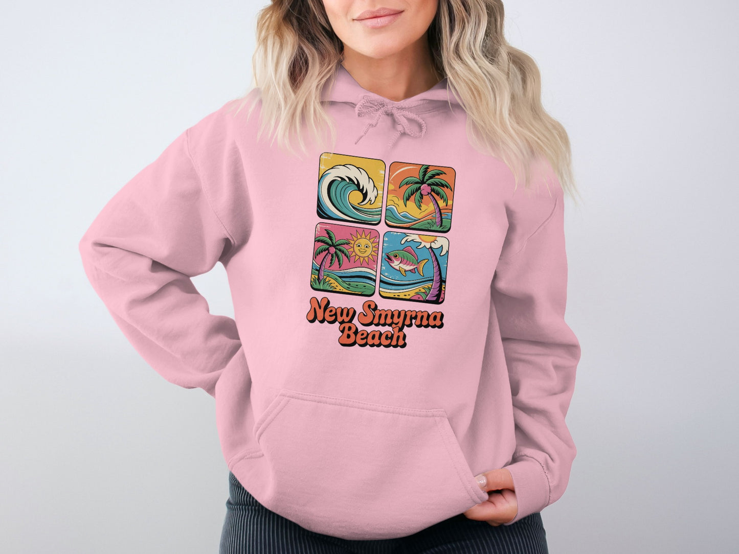 New Smyrna Beach Graphic Print Hoodie product