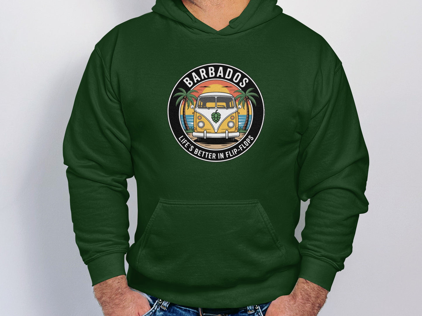 Barbados Life's Better in Flip Flops Hoodie product
