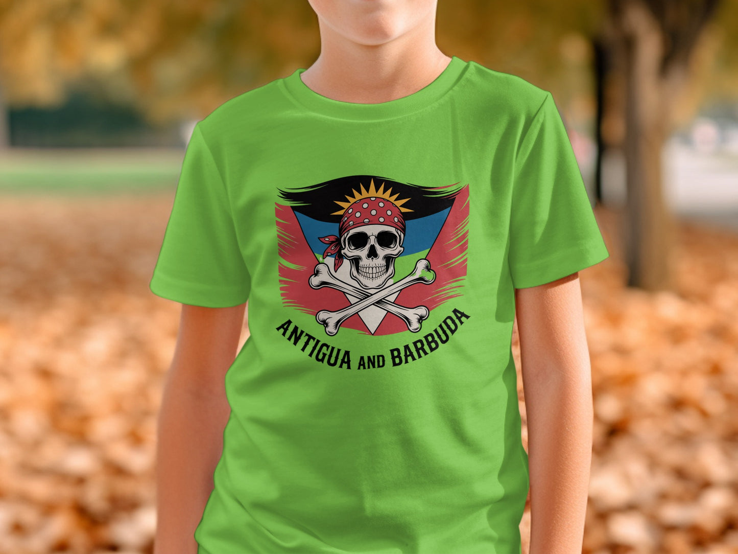 Antigua and Barbuda Skull T-Shirt product type