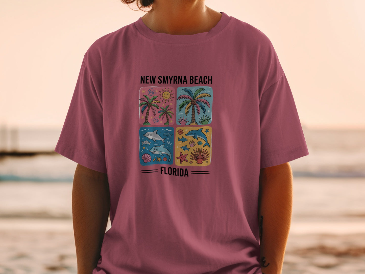 New Smyrna Beach Florida Graphic T-Shirt product type