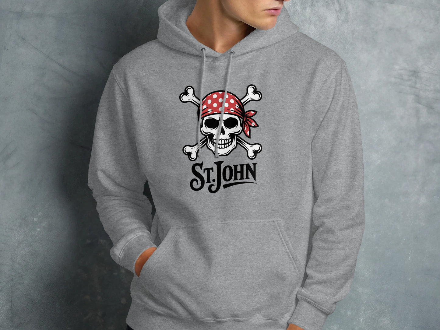 Skull and Crossbones St. John Hooded Sweatshirt product type