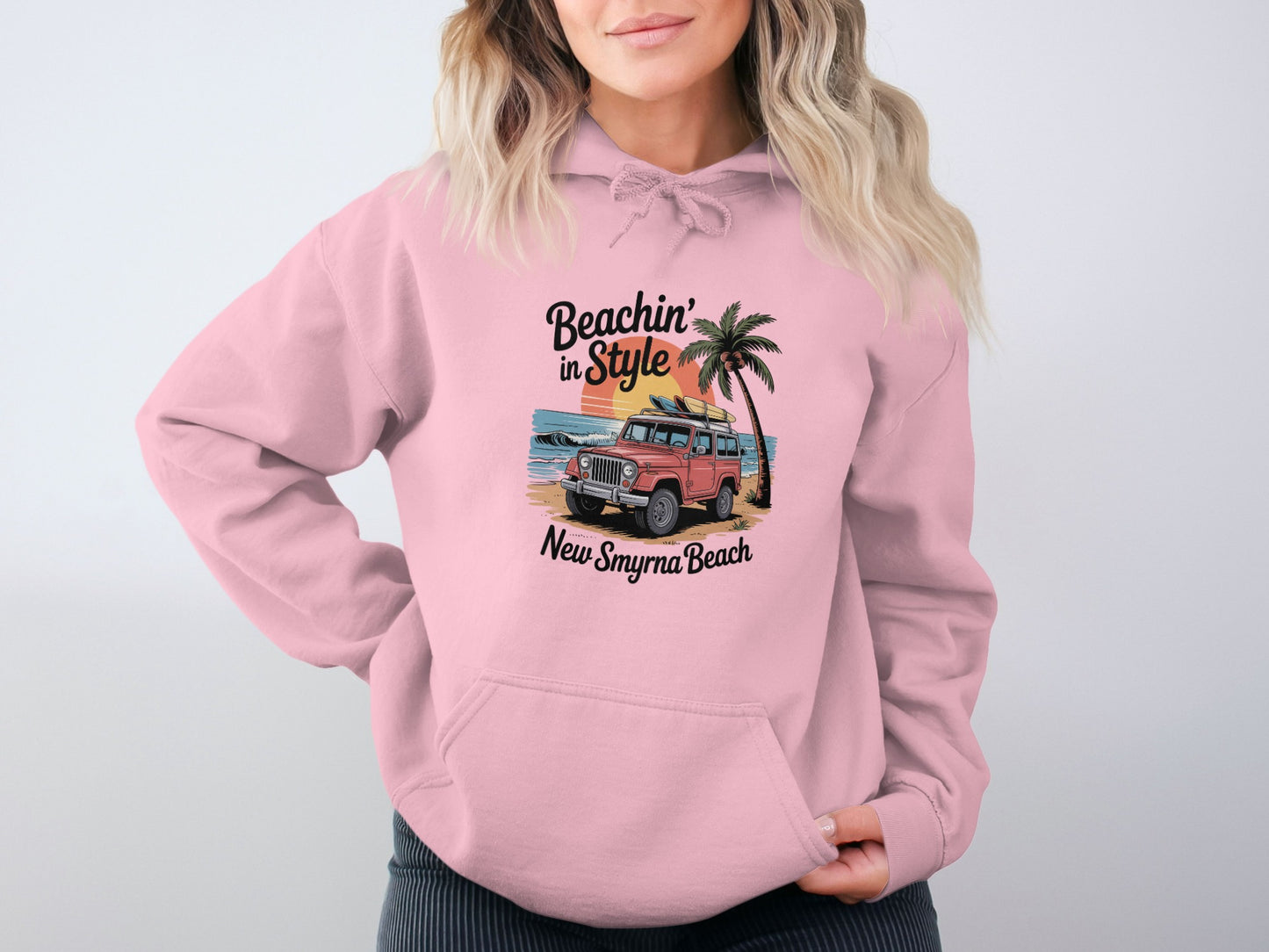 Beachin' in Style New Smyrna Beach Hoodie product