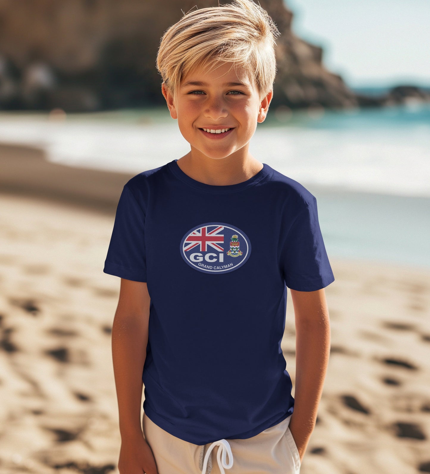 Grand Cayman Islands Flag Design T-Shirt product