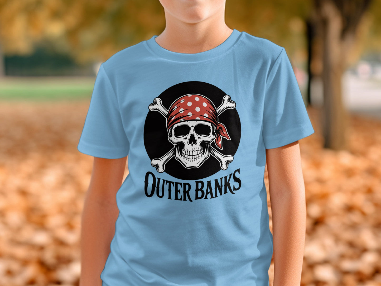 Outer Banks Skull and Crossbones Design T-Shirt product type