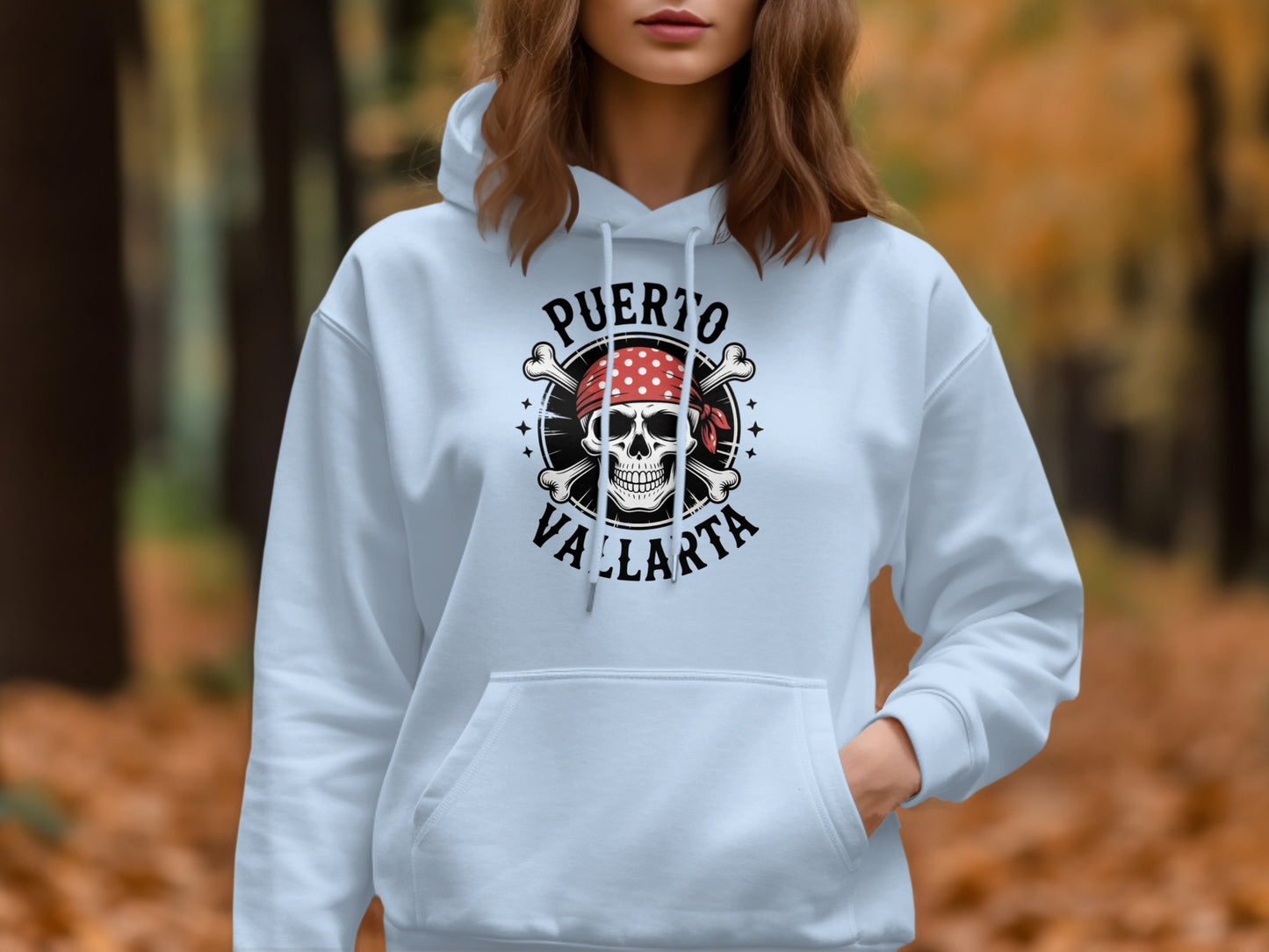Puerto Vallarta Pirate Skull Hoodie product type