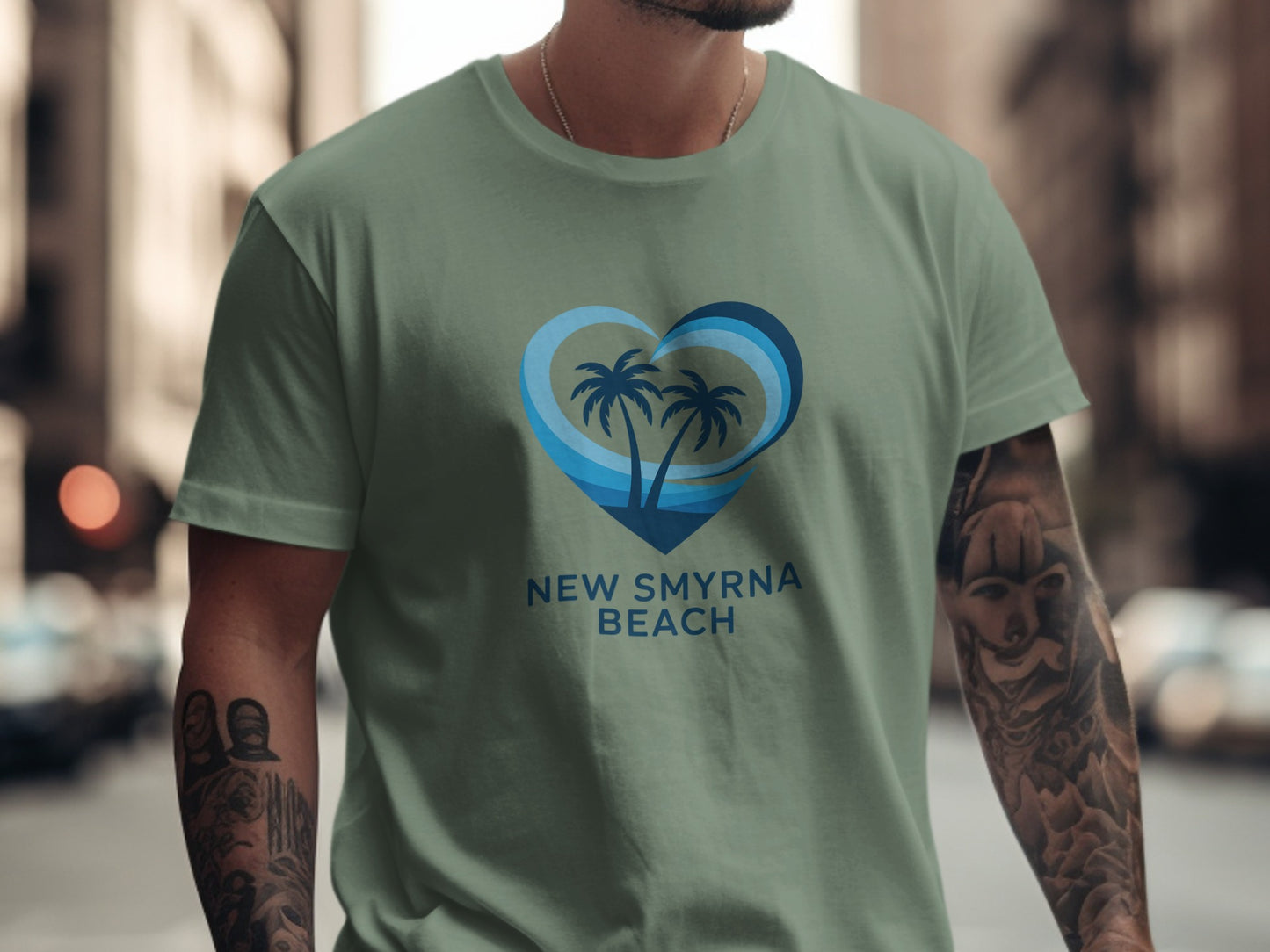 New Smyrna Beach Heart Design T-shirt product