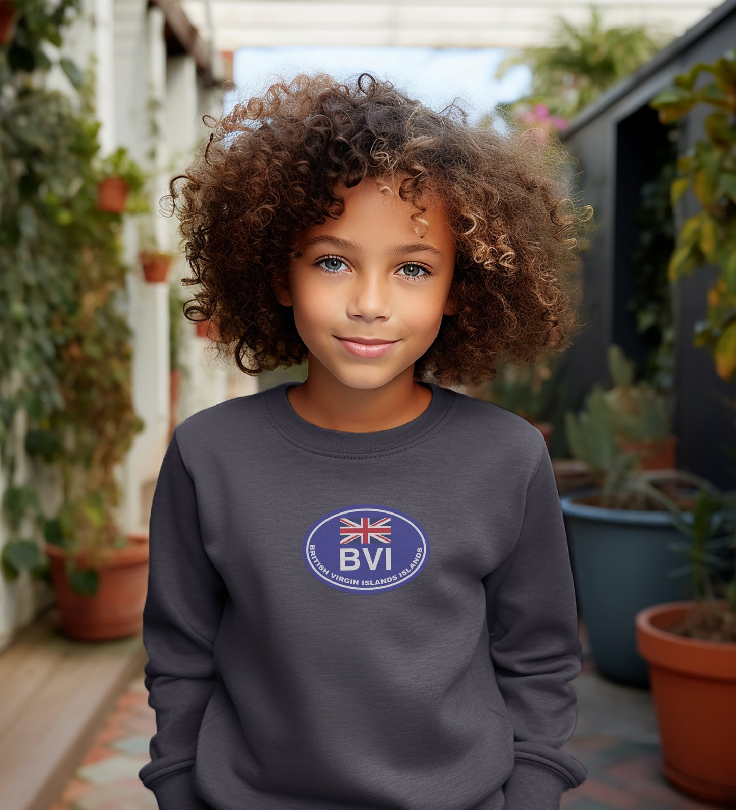 British Virgin Islands Emblem Kids Sweatshirt product