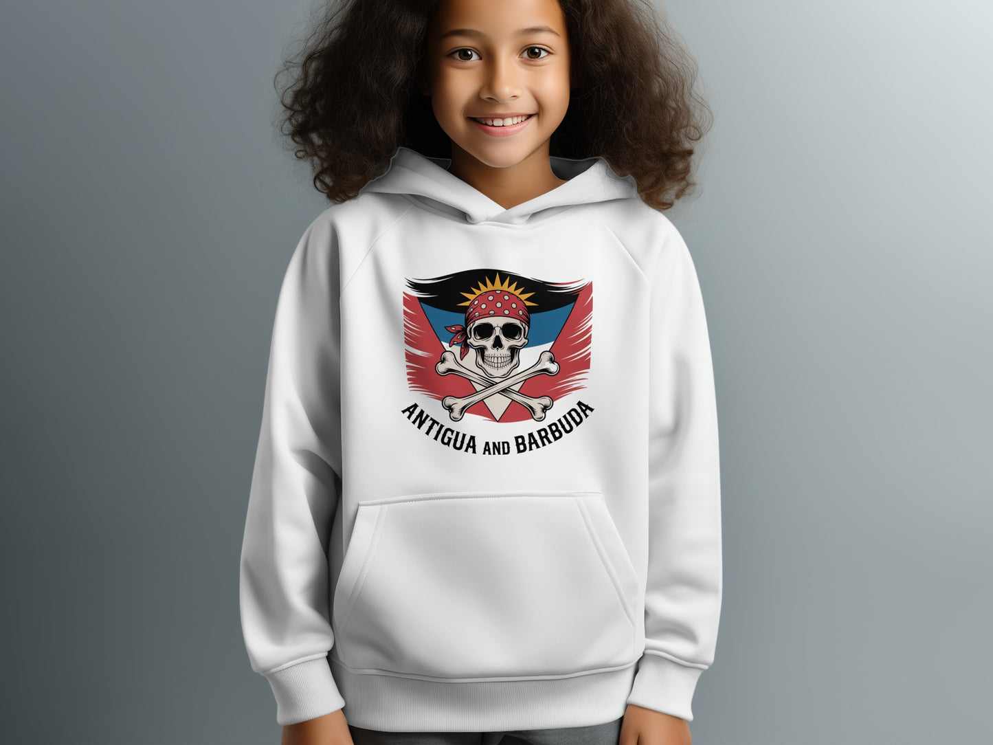 Antigua and Barbuda Skull Hoodie product