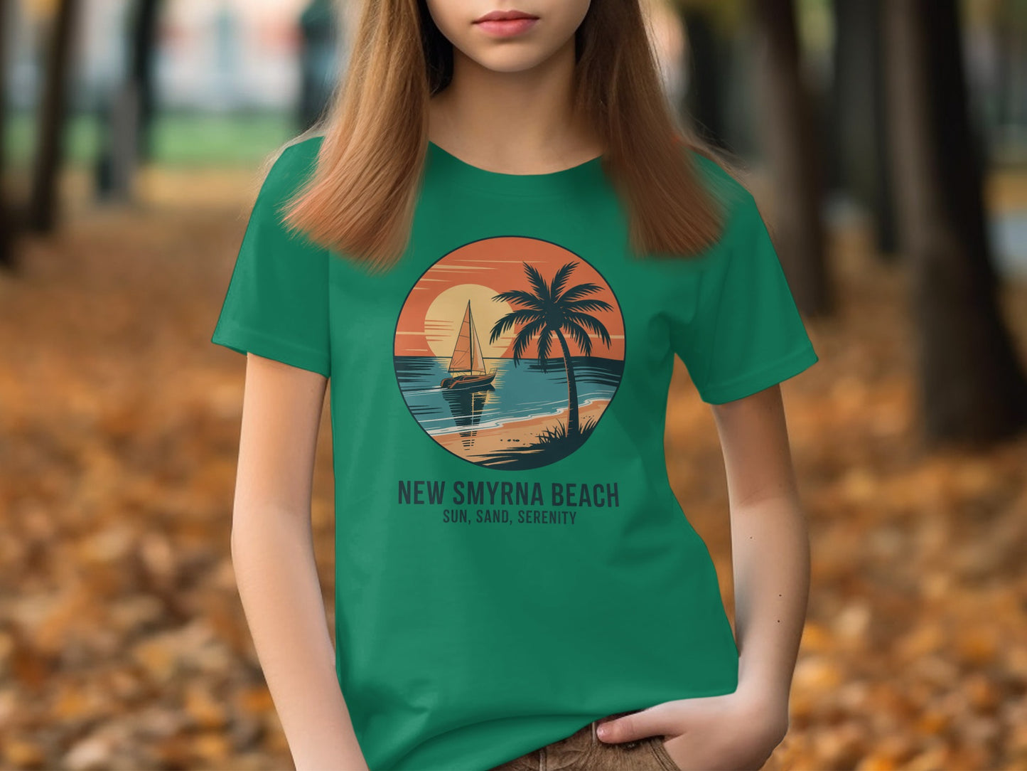 New Smyrna Beach Sun Sand Serenity T-Shirt product type