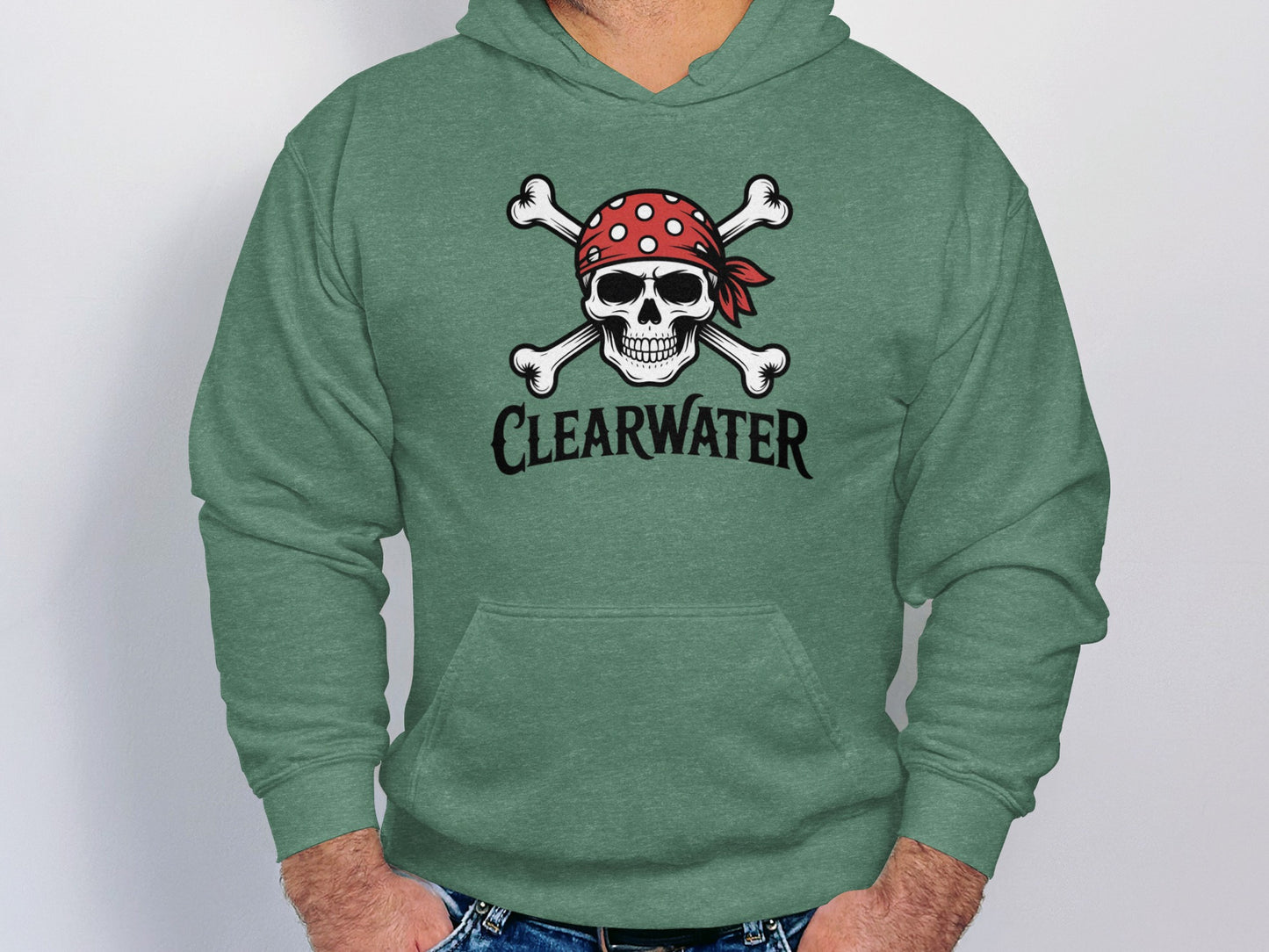 Clearwater Skull and Crossbones Hoodie product