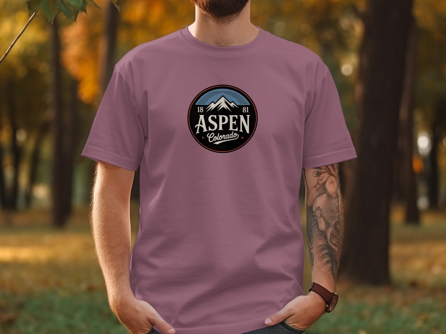 Aspen Colorado Mountain Graphic T-shirt product type
