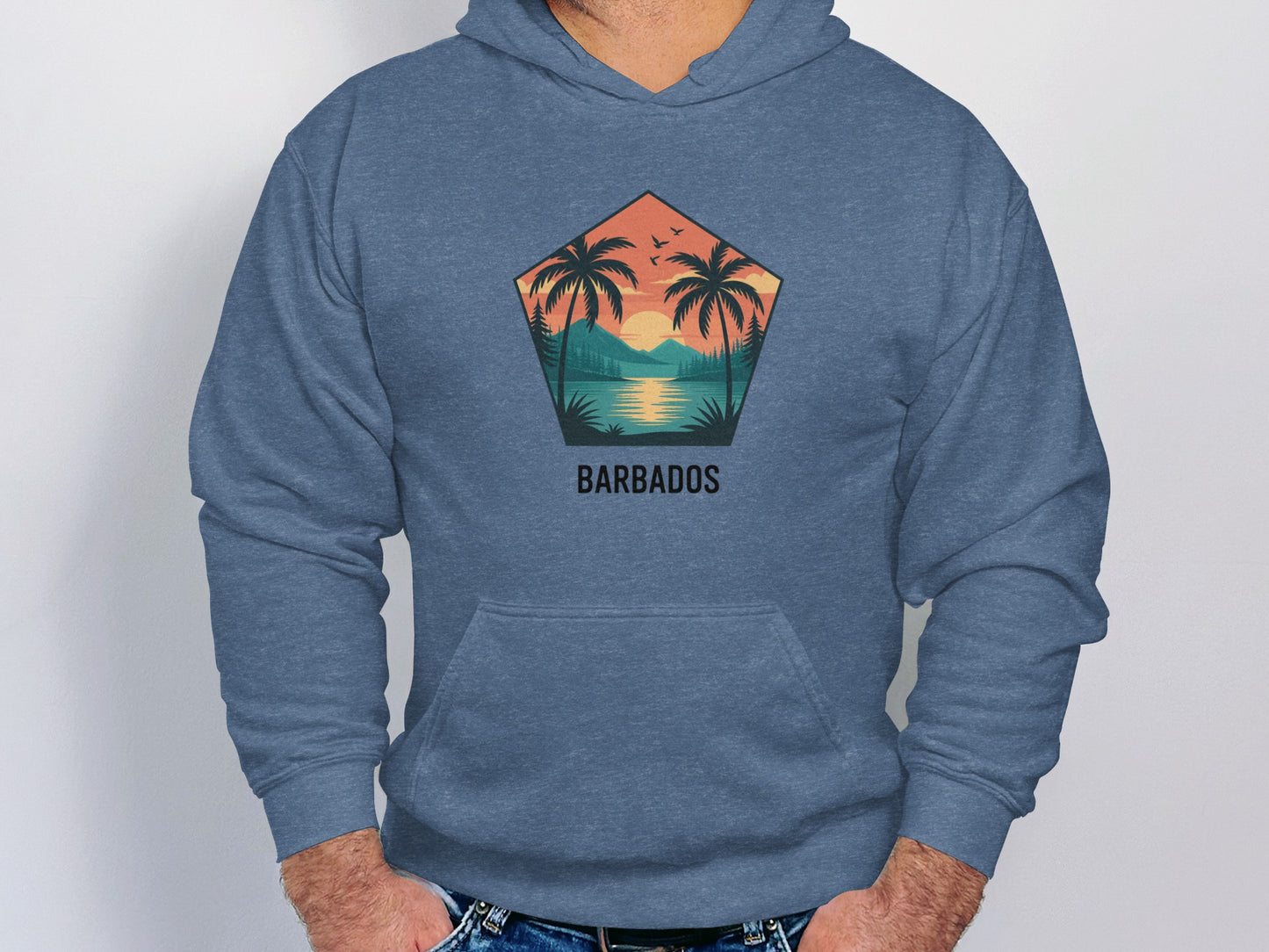 Sunset Beach Barbados Graphic Hoodie product