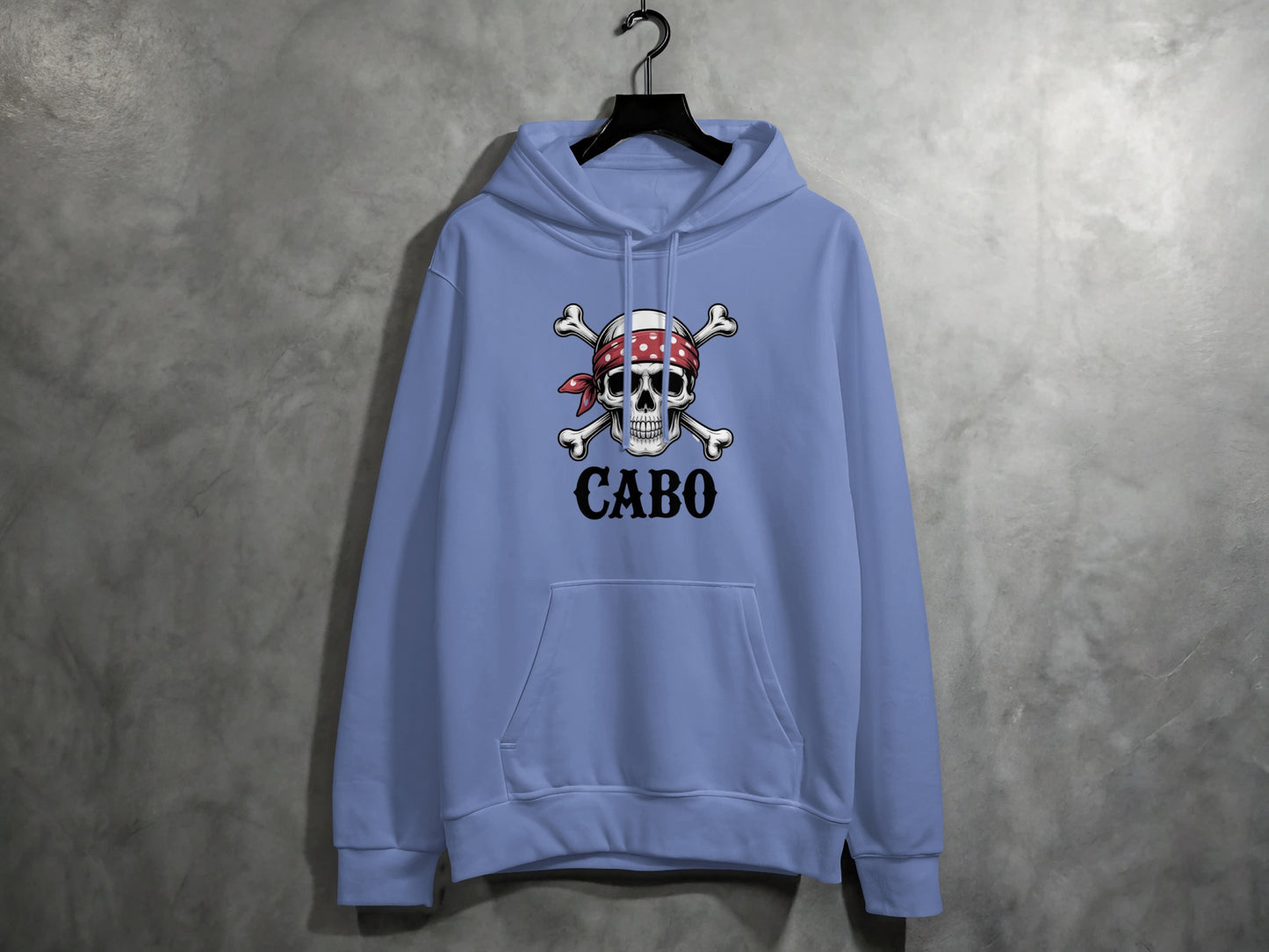 Skull and Crossbones Hoodie with Cabo Design product type