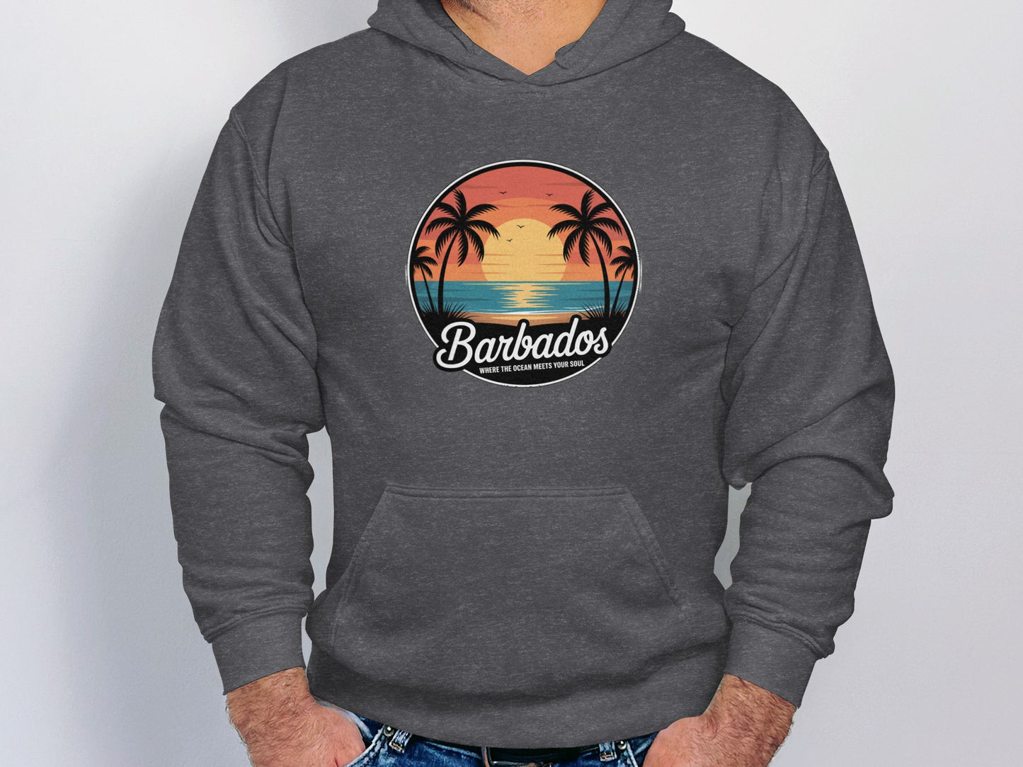 Barbados Sunset Beach Scene Hoodie product type