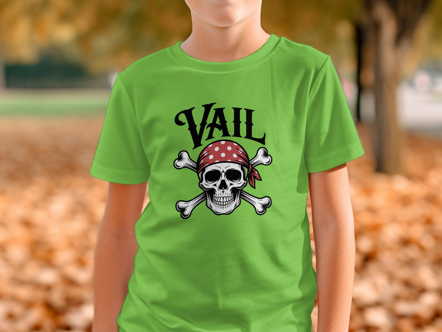 Vail Skull and Crossbones Graphic T-Shirt product