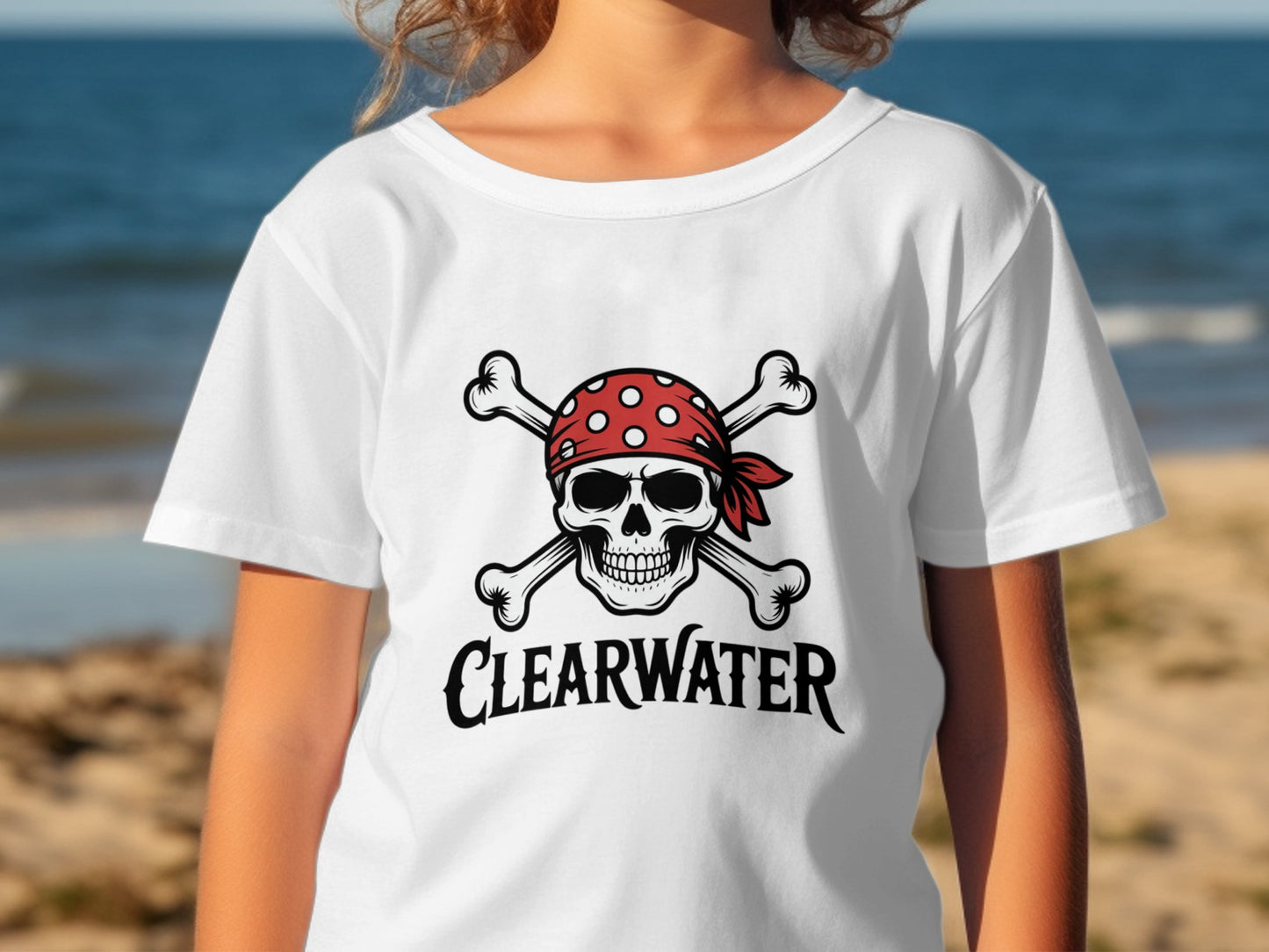 Skull and Crossbones Clearwater T-Shirt product type