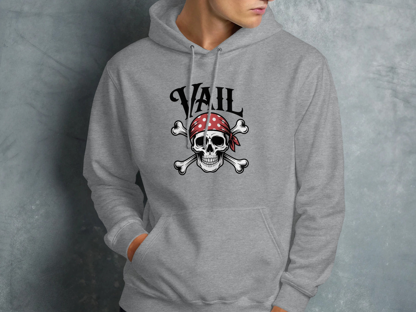Skull and Crossbones Vail Graphic Hoodie product type