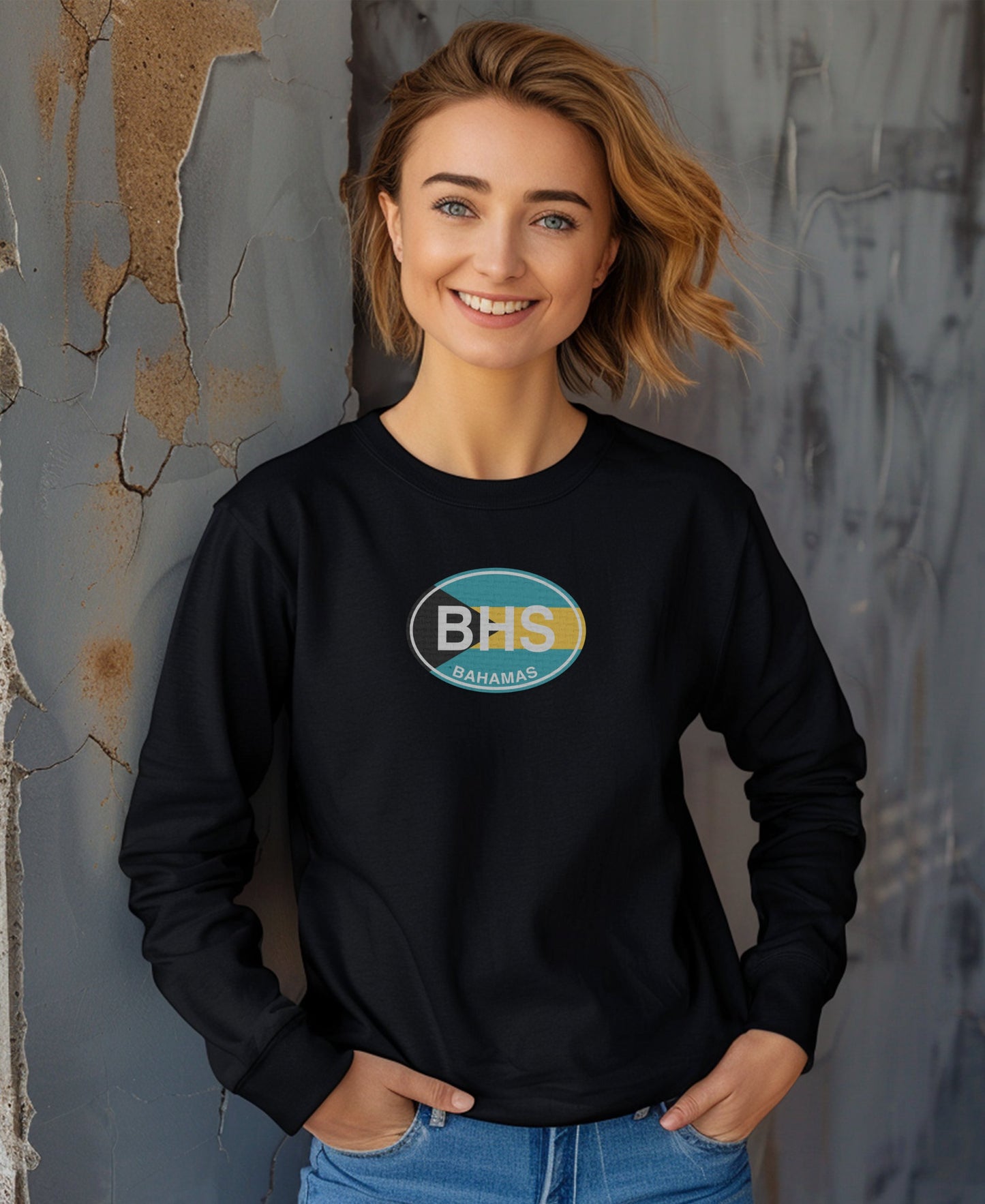 Stylish Bahamas BHS Print Long Sleeve Shirt product