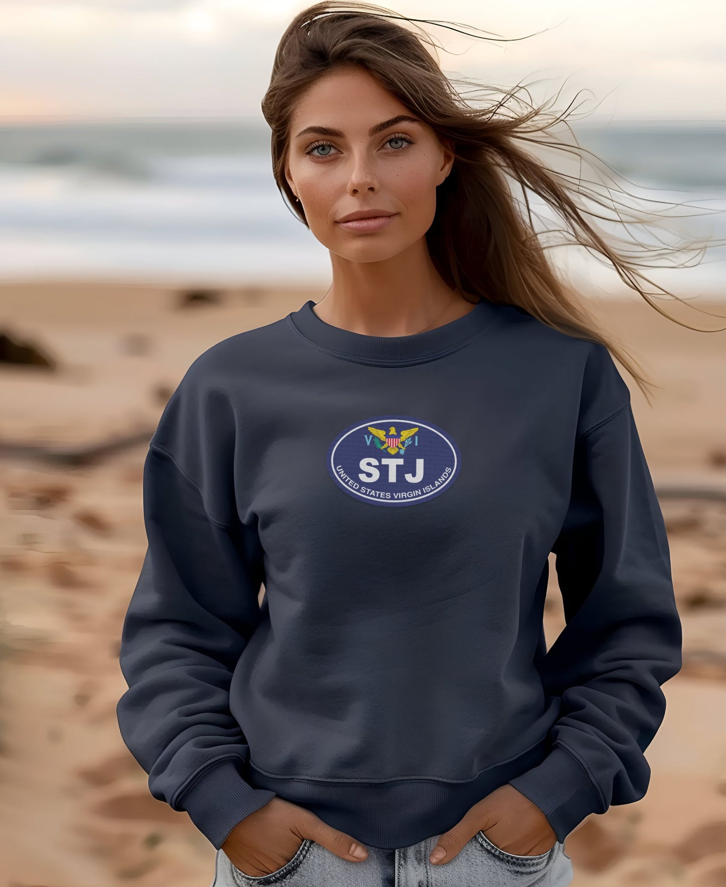 STJ Logo Women's Crew Neck Sweatshirt product