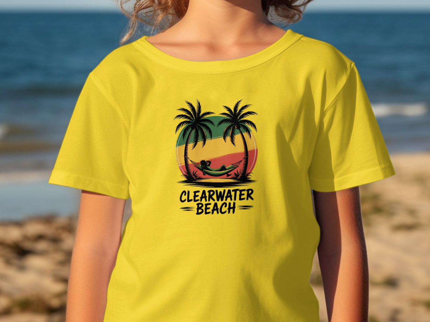 Clearwater Beach Palm Trees Print T-shirt product