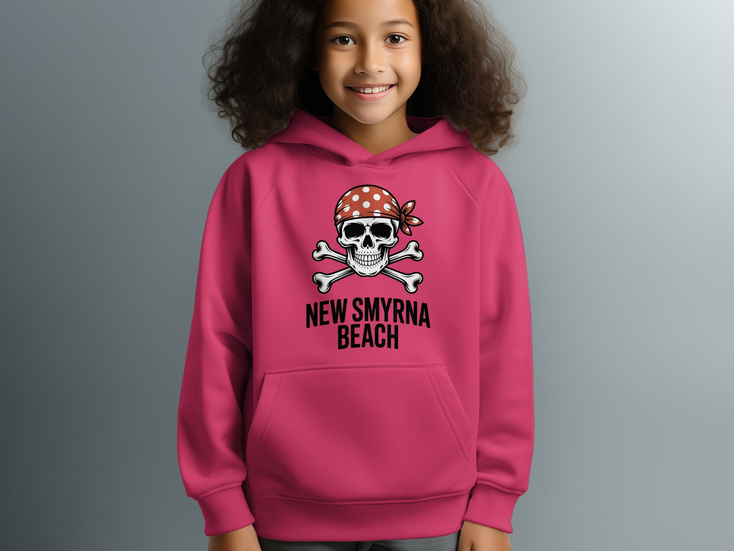 New Smyrna Beach Skull Graphic Hoodie product