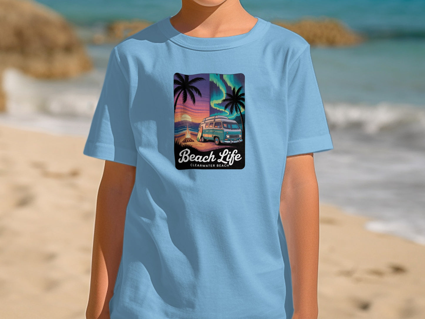 Beach Life Clearwater Beach Graphic Tee Shirt product type