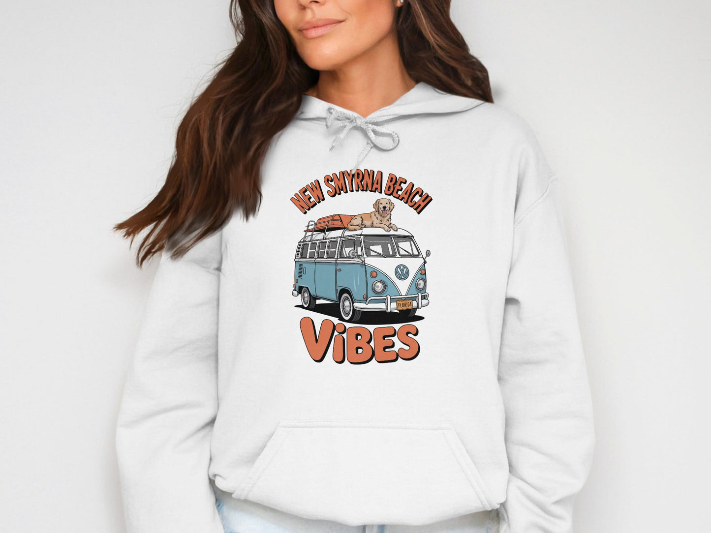 New Smyrna Beach Vibes Hoodie Casual Wear Product