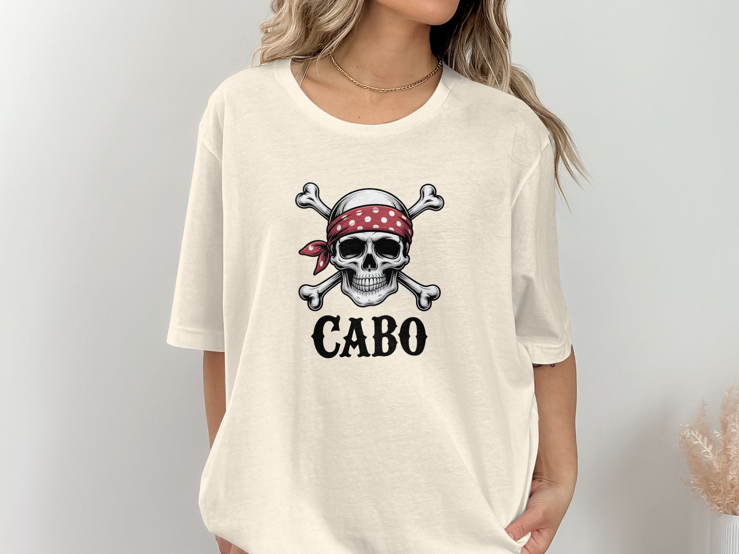 Skull and Crossbones Cabo Graphic Tee product type