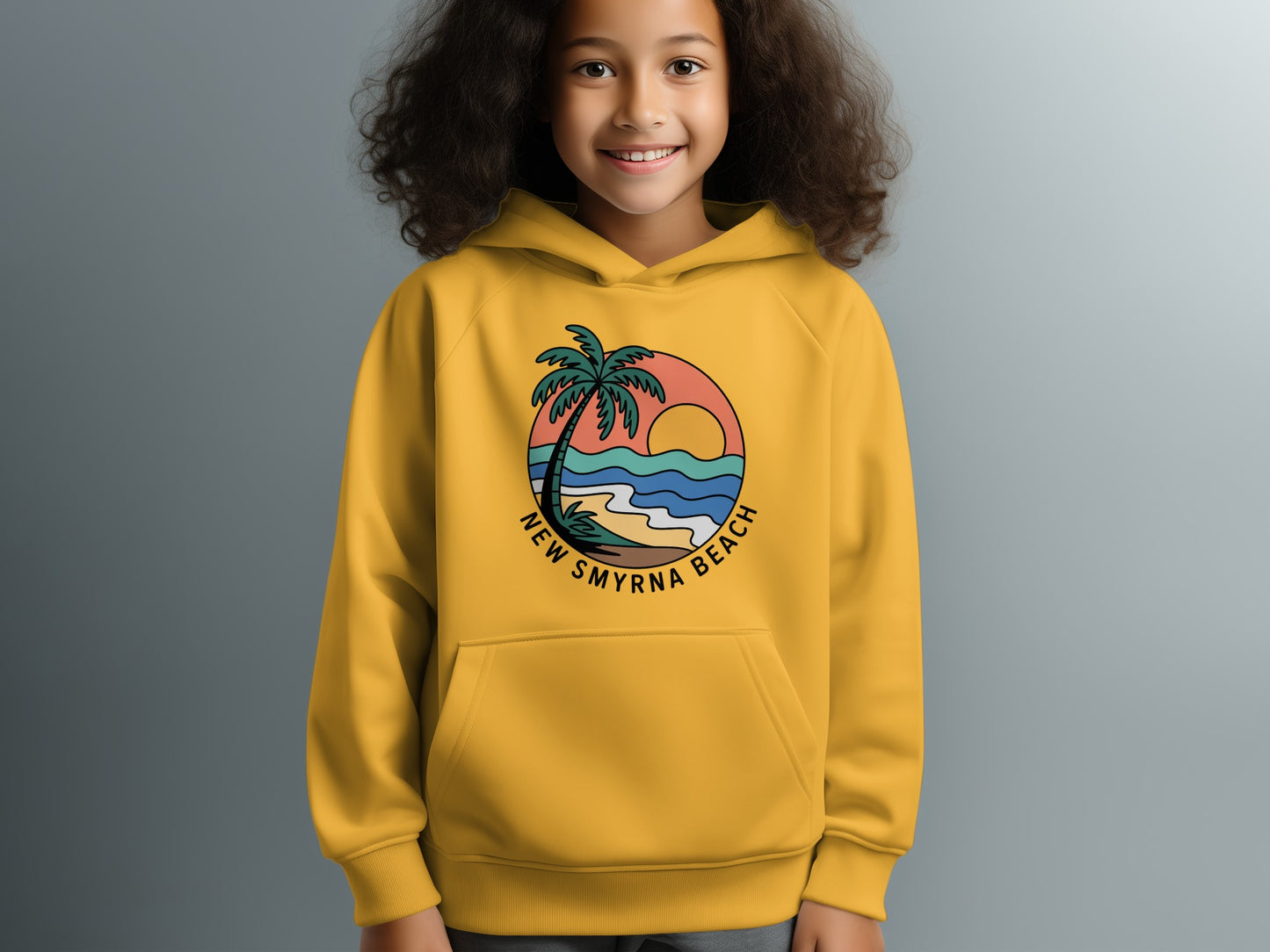 New Smyrna Beach Sunset Graphic Hoodie product type
