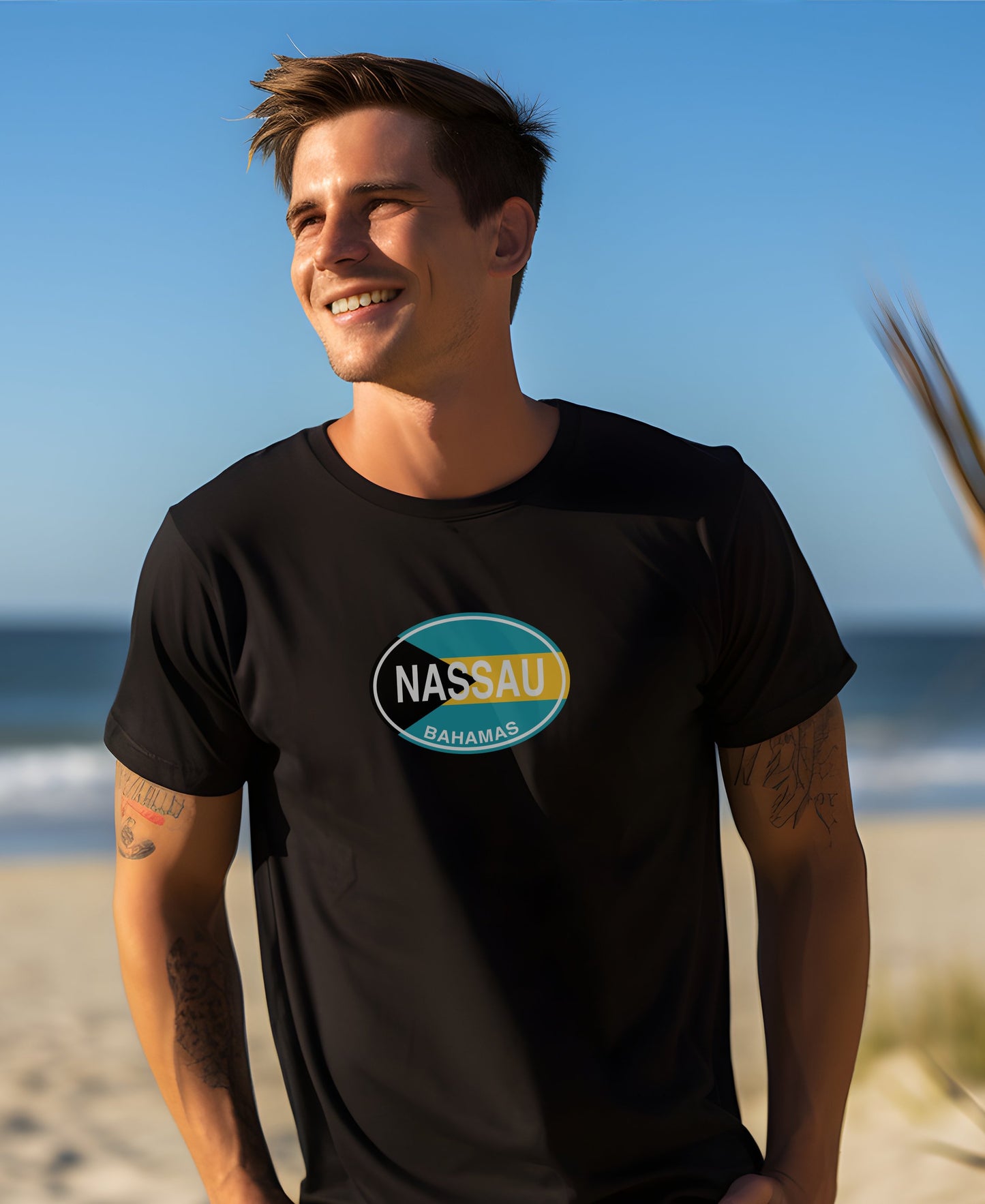 Nassau Mens T-Shirt – Laid-Back Look for Bahamas Junkanoo Festival