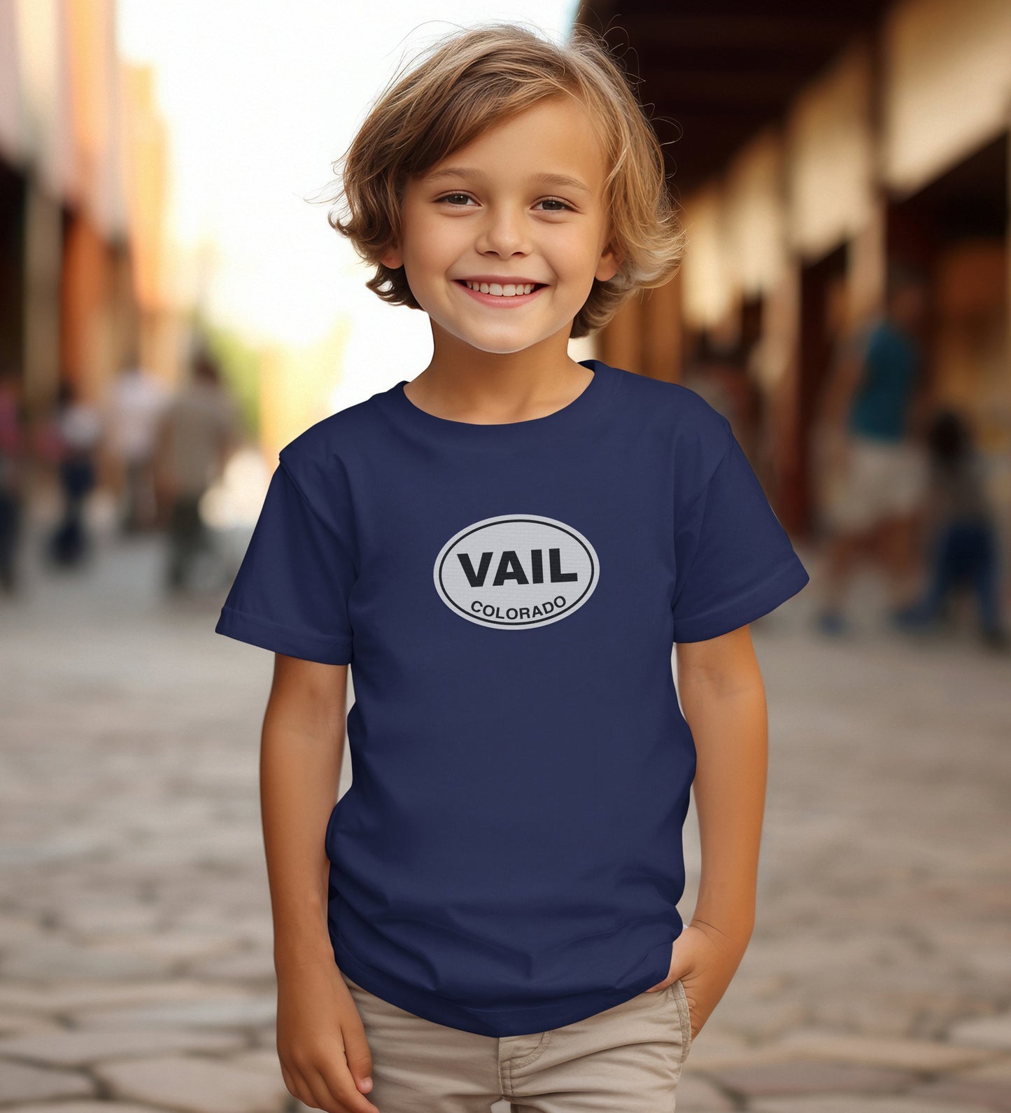Vail Colorado print design for kids t-shirt product