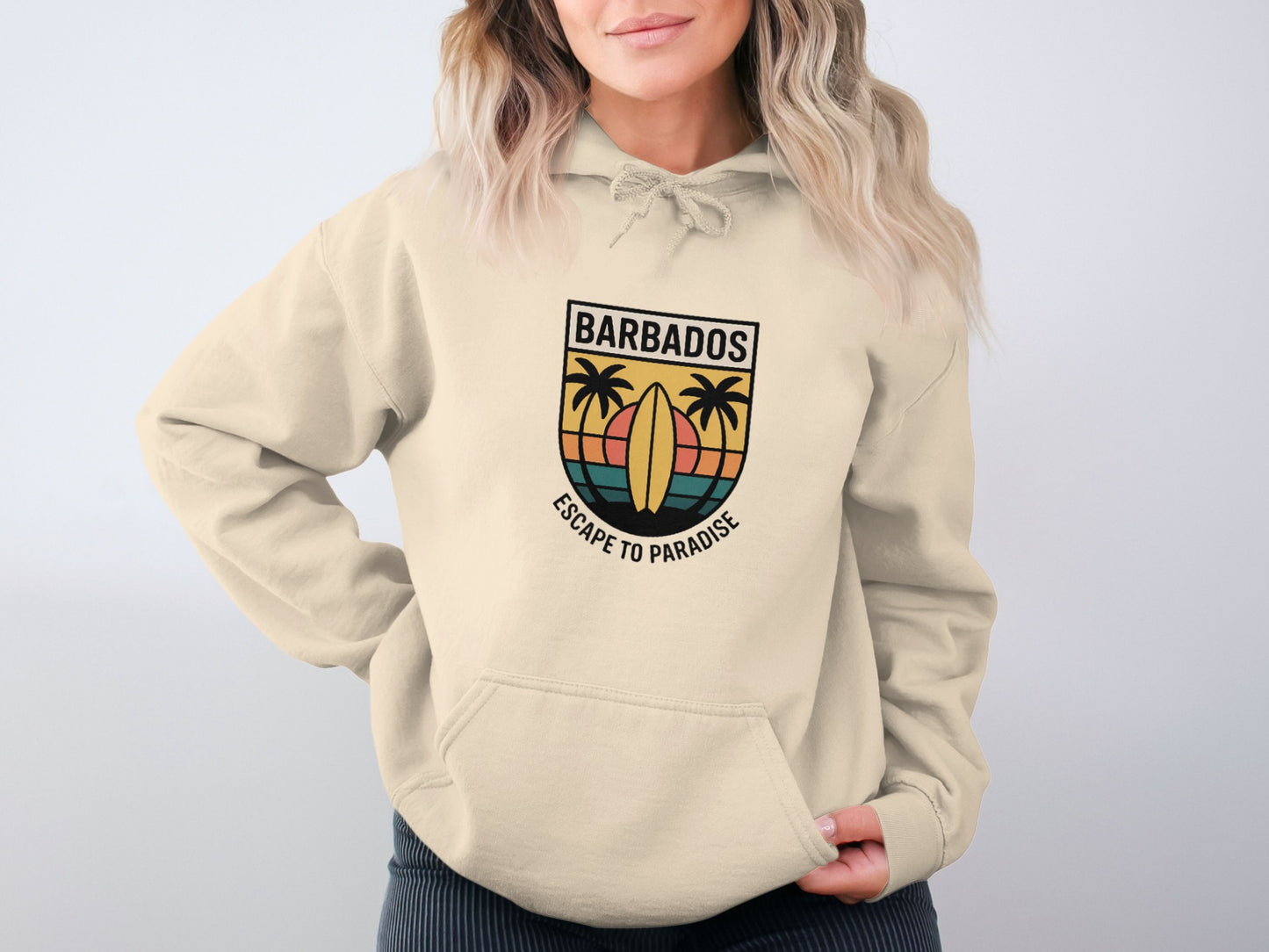 Escape to Paradise Barbados Graphic Hoodie product