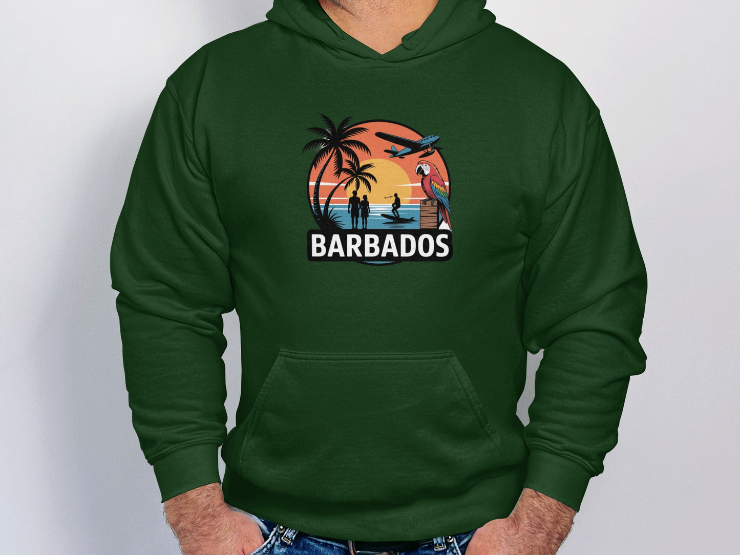 Colorful Barbados Graphic Hoodie product