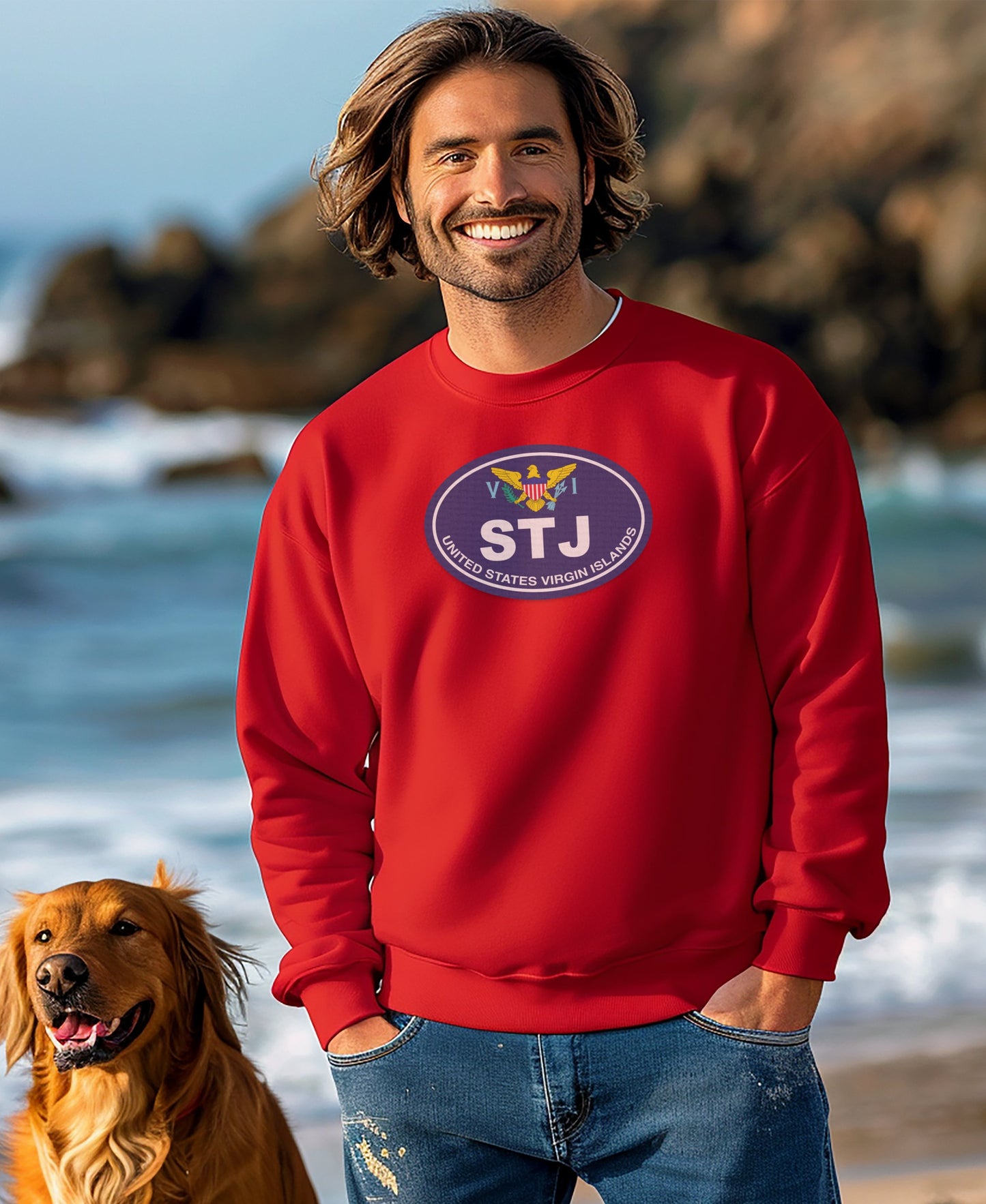St. John, St. John Carnival, mens sweatshirts