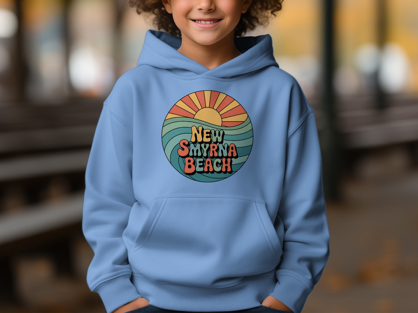 New Smyrna Beach Hoodie Youth Clothing product type
