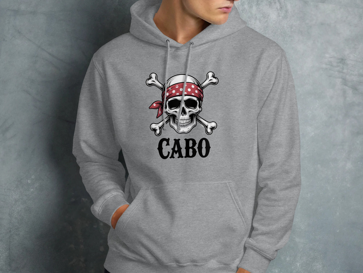 Cabo Skull and Crossbones Hoodie product type