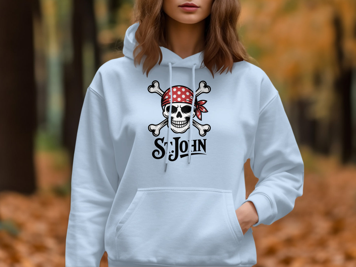 Skull and Crossbones Pirate Graphic Hoodie product type