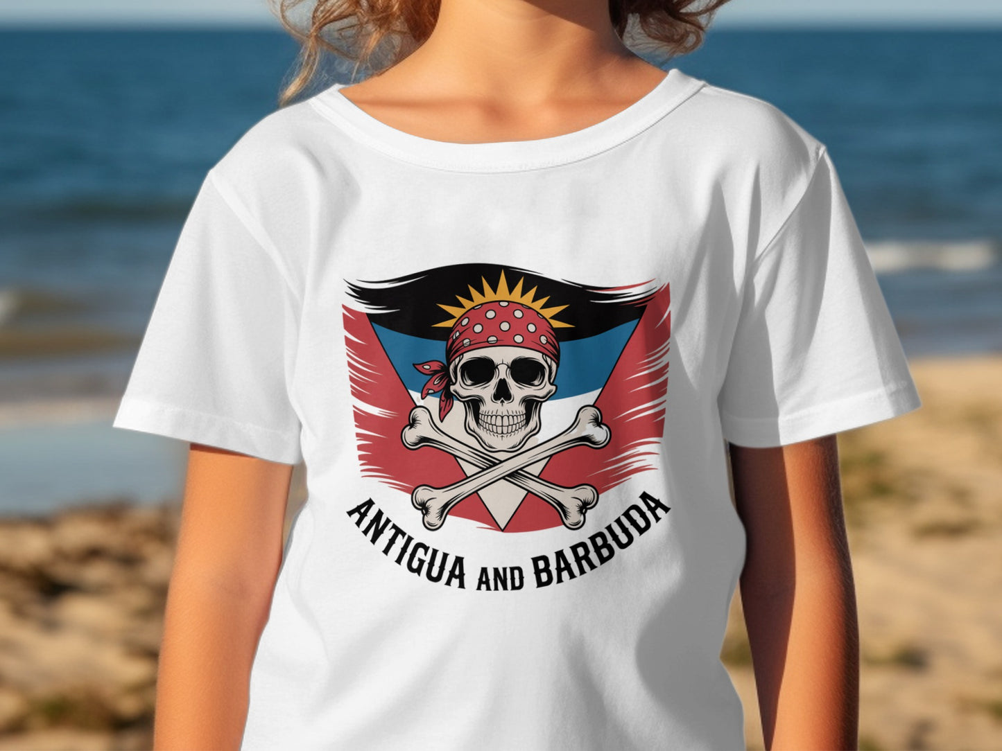 Antigua and Barbuda Pirate Flag T-Shirt product
