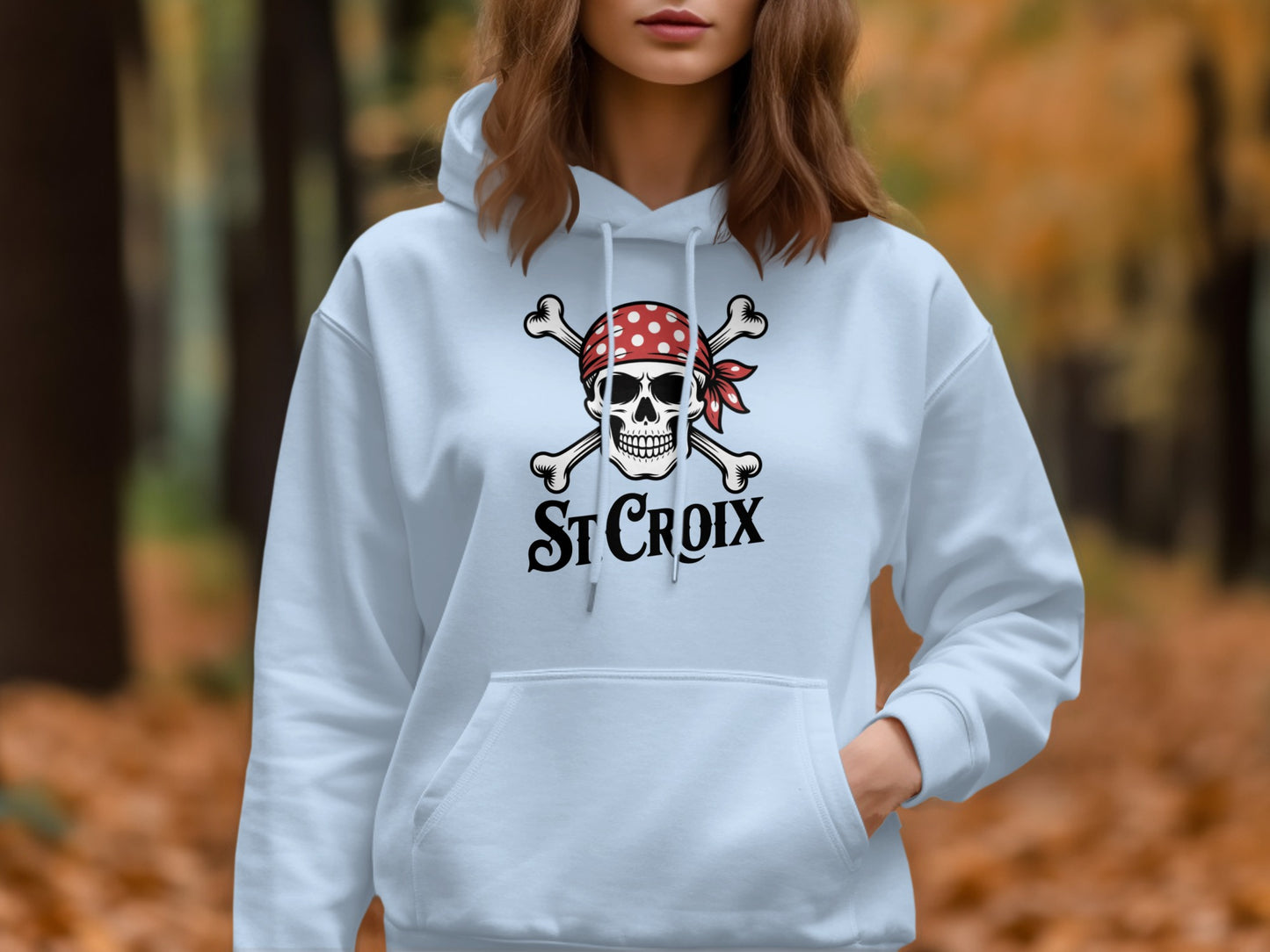 Pirate Skull and Crossbones St Croix Hoodie product