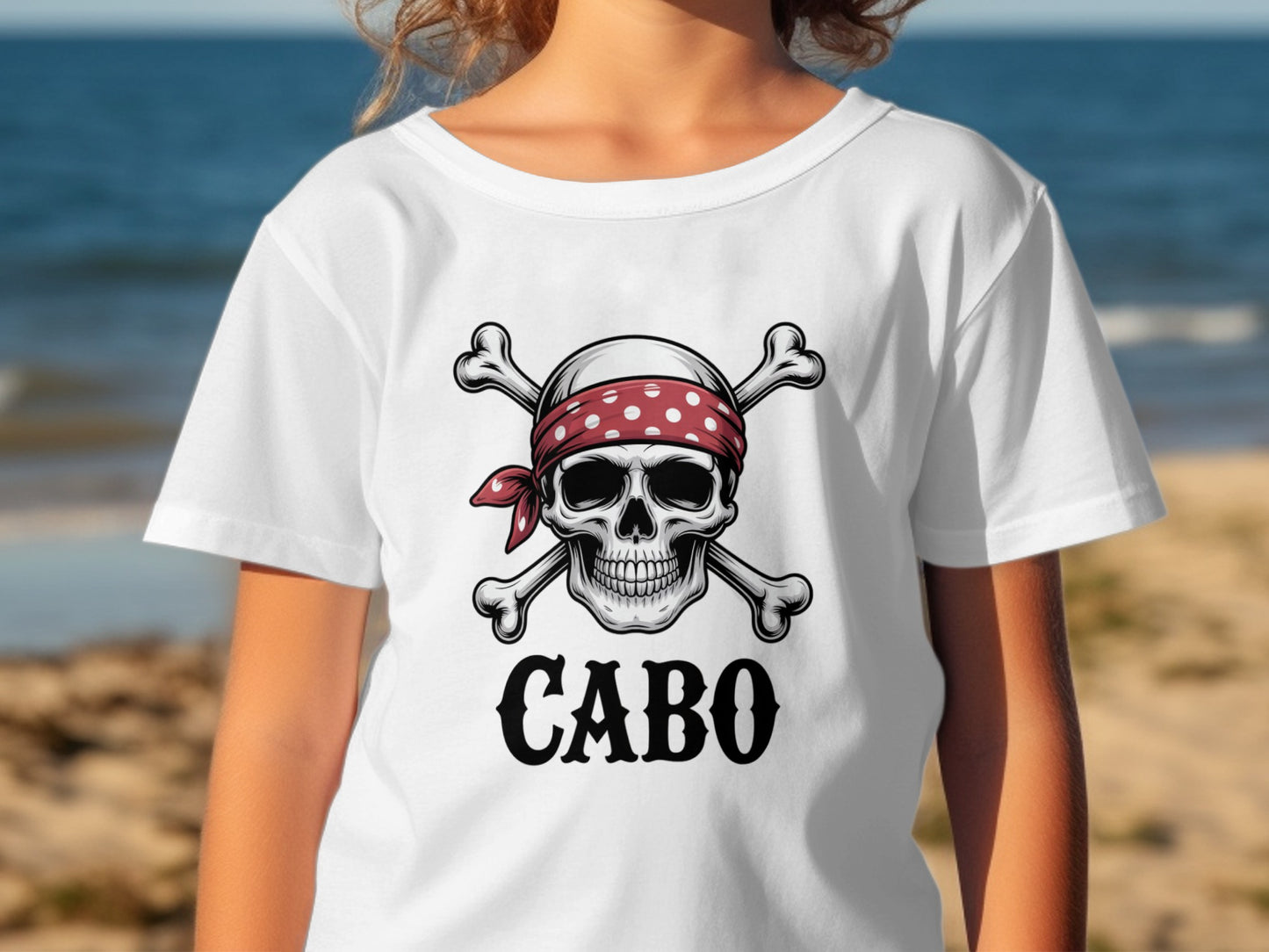 Cabo Skull and Crossbones Graphic T-shirt product