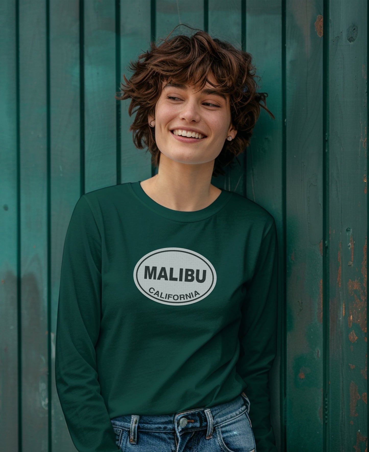 Malibu California long sleeve shirt product