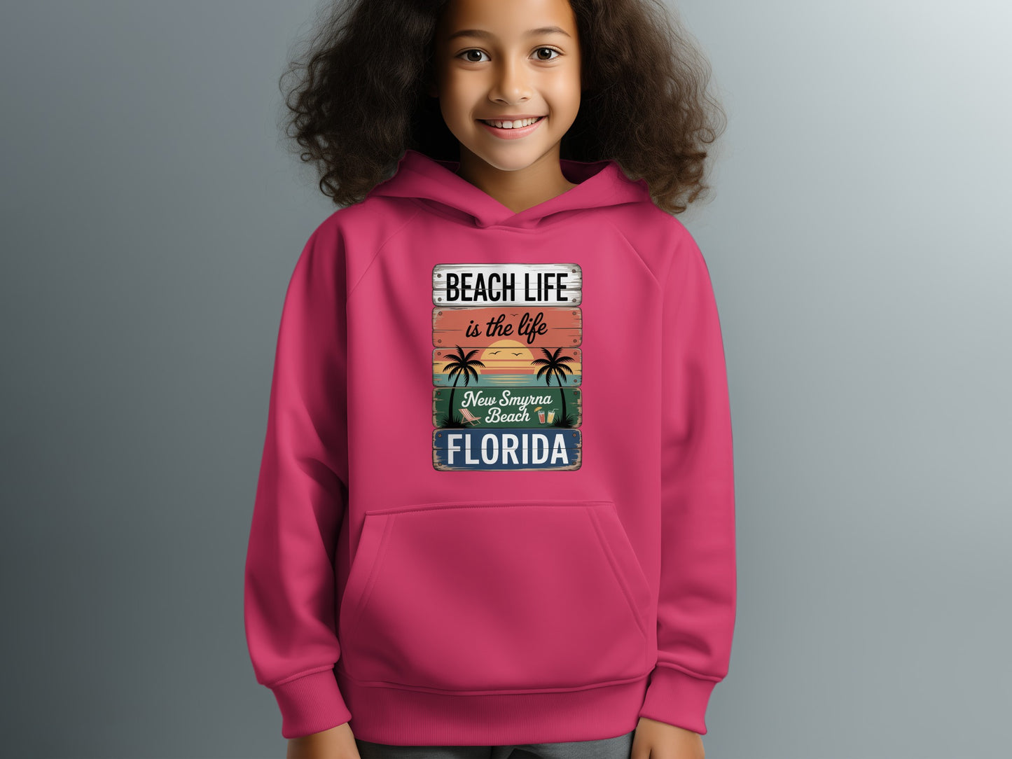 Beach Life New Smyrna Beach Florida Hoodie product