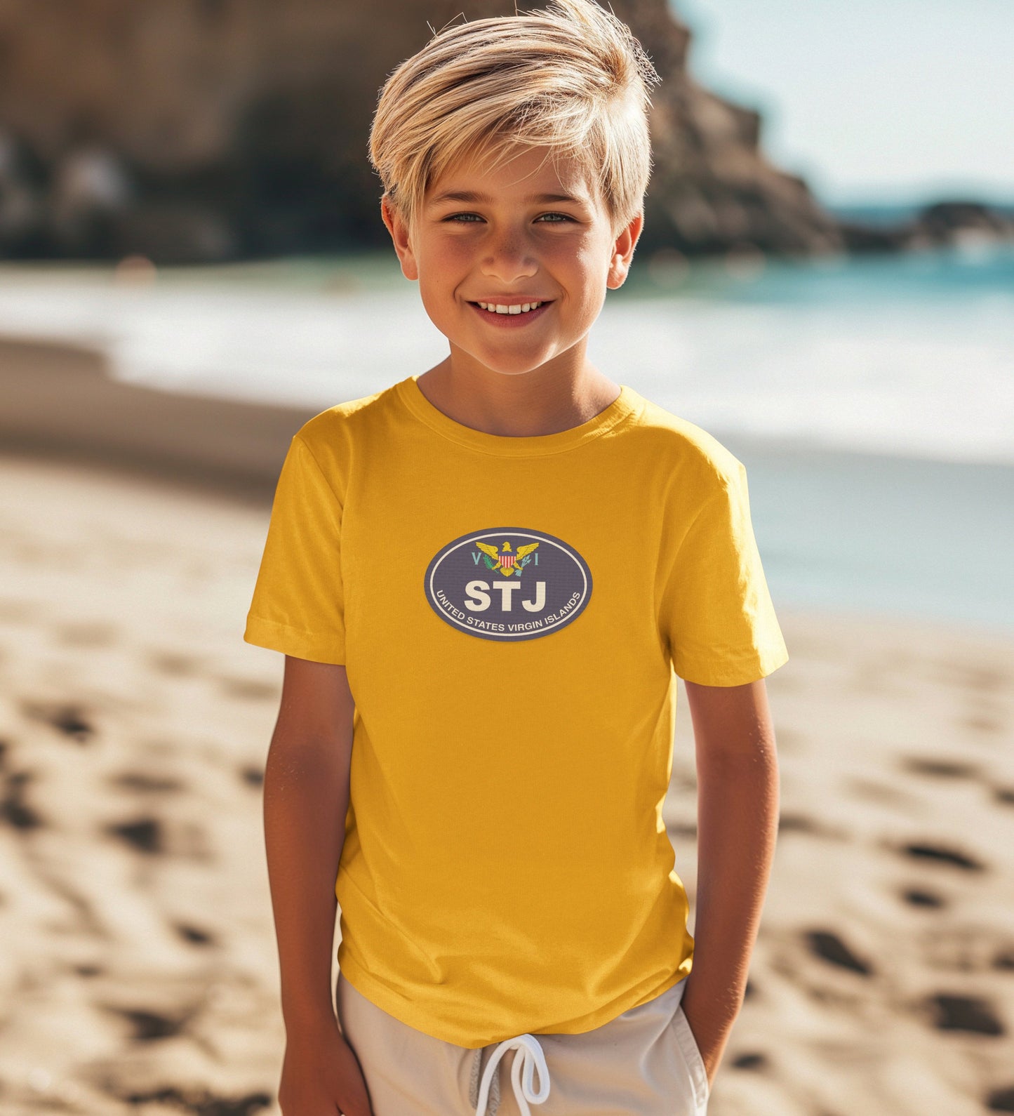 STJ Vibes Youth Beach Tee Fun Casual Kids T-Shirt product